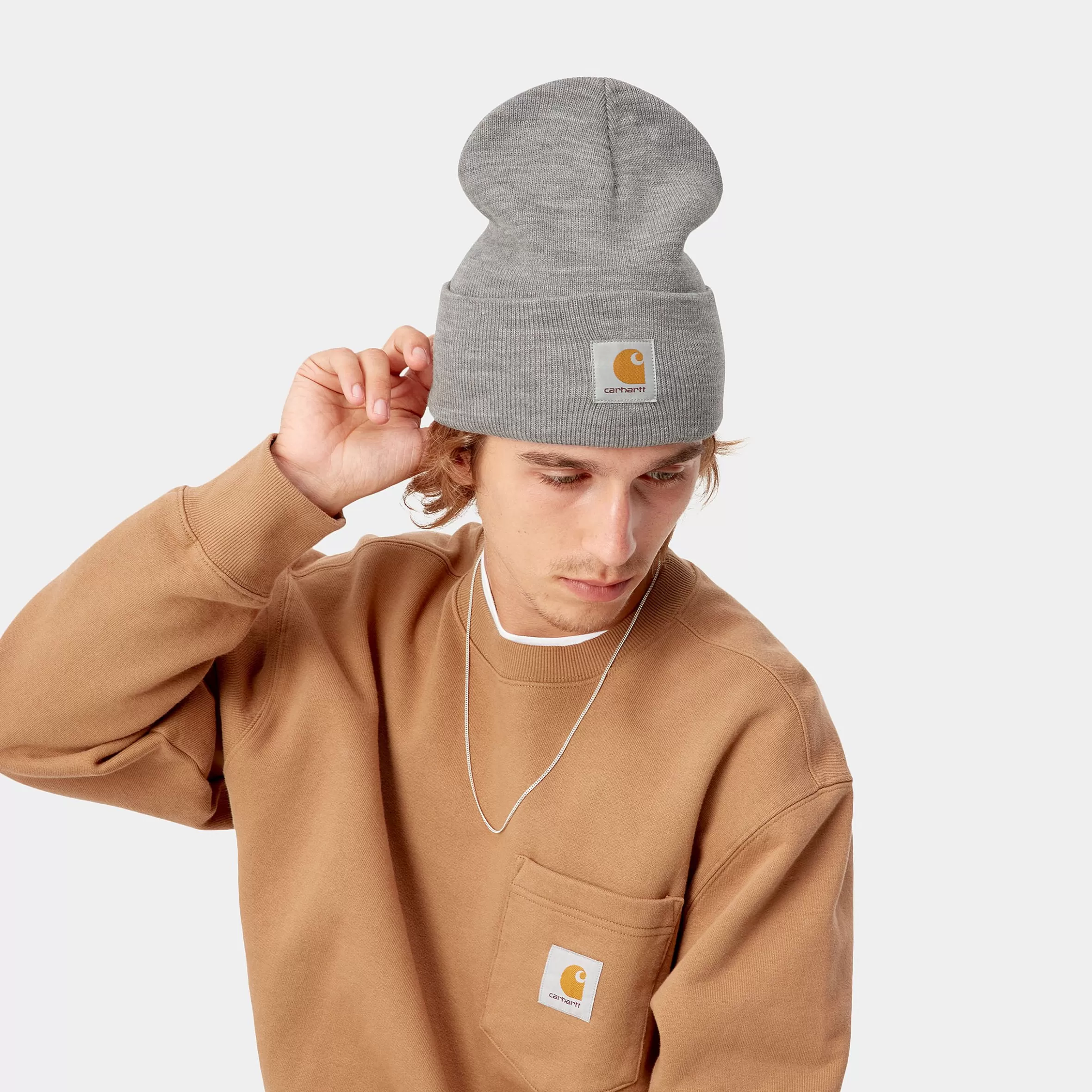 Acessórios | Bonnets | Carhartt WIP Acrylic Watch Hat Grey Heather