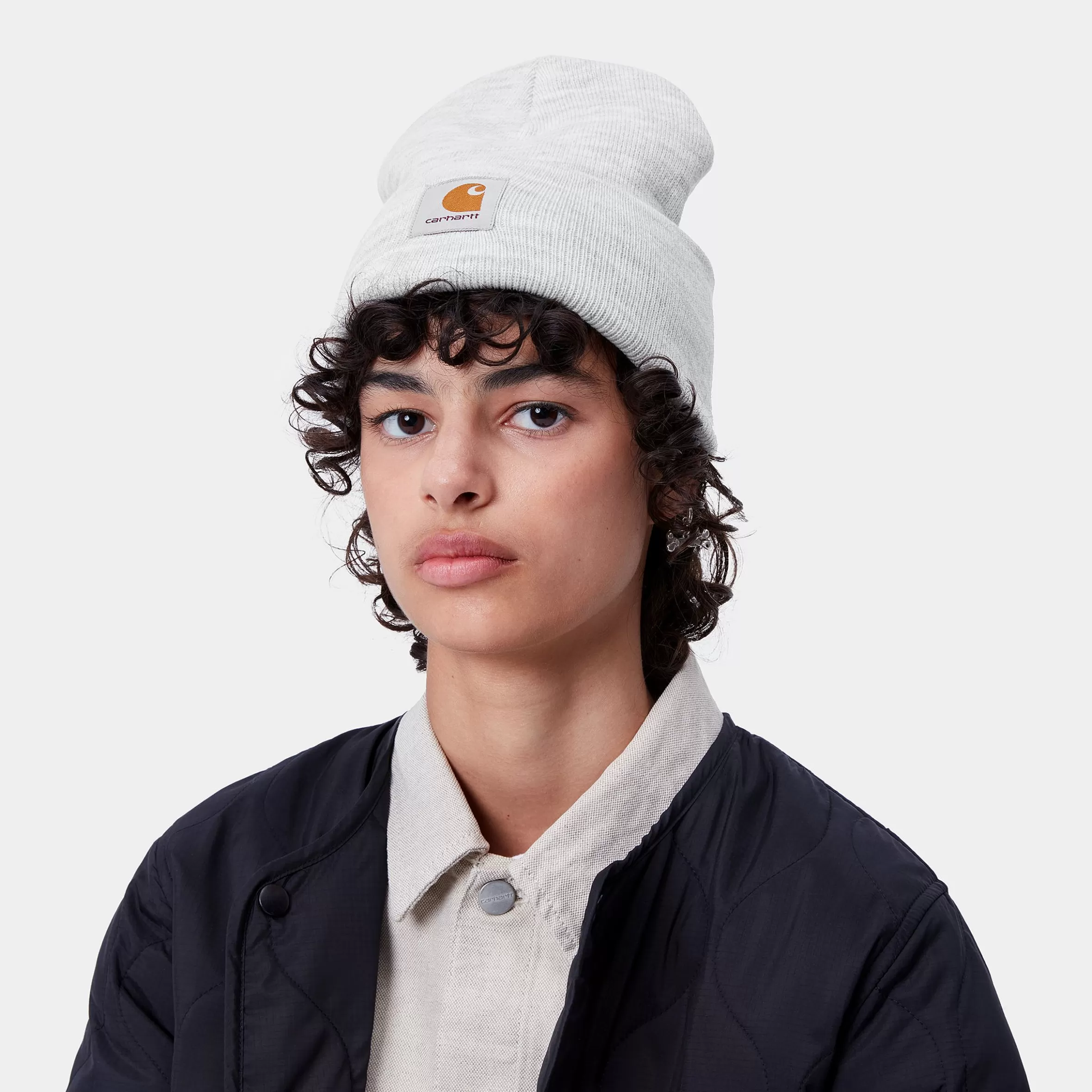 Acessórios | Bonnets | Carhartt WIP Acrylic Watch Hat Ash Heather