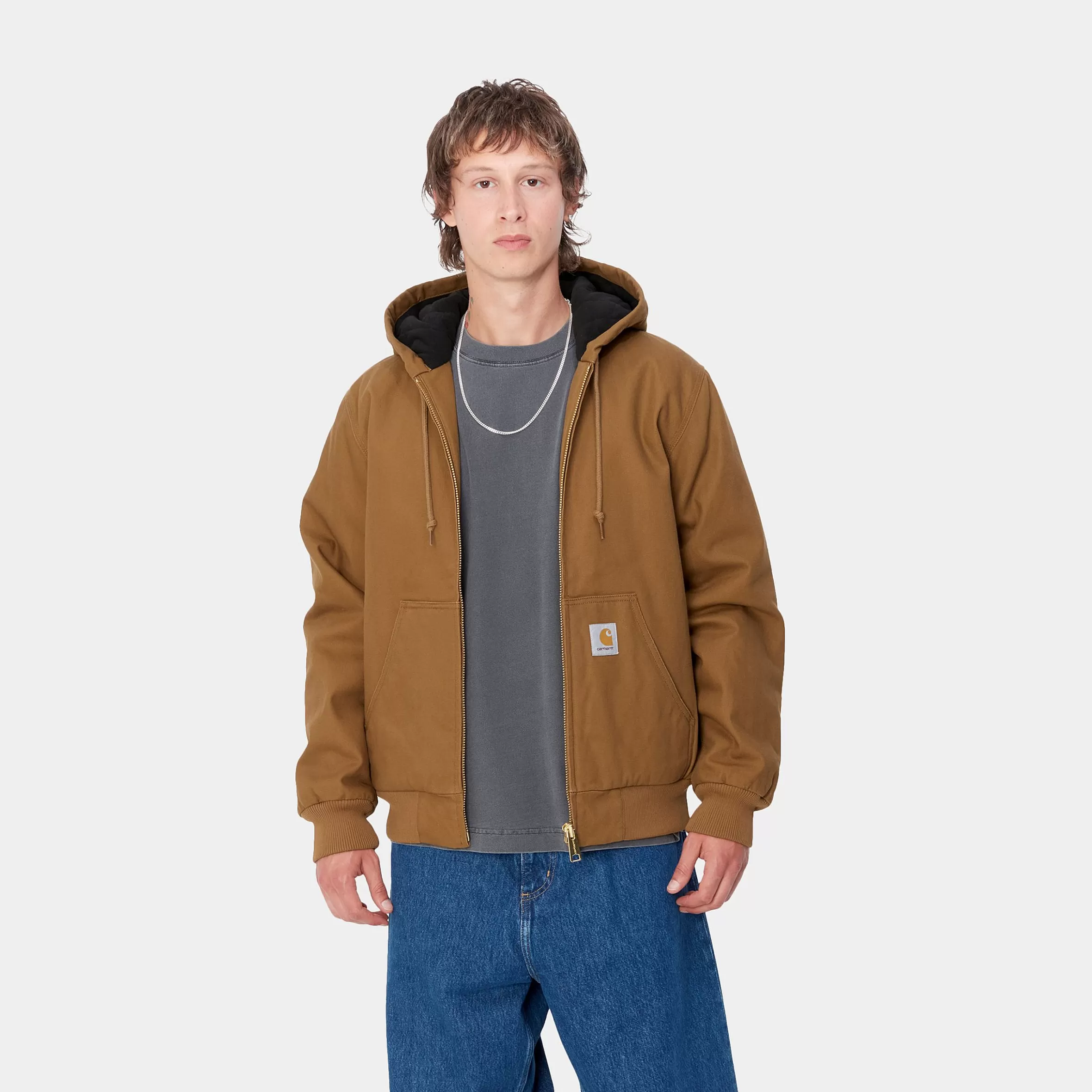 Blusões E Coletes | Carhartt WIP Active Jacket (Winter) Hamilton Brown