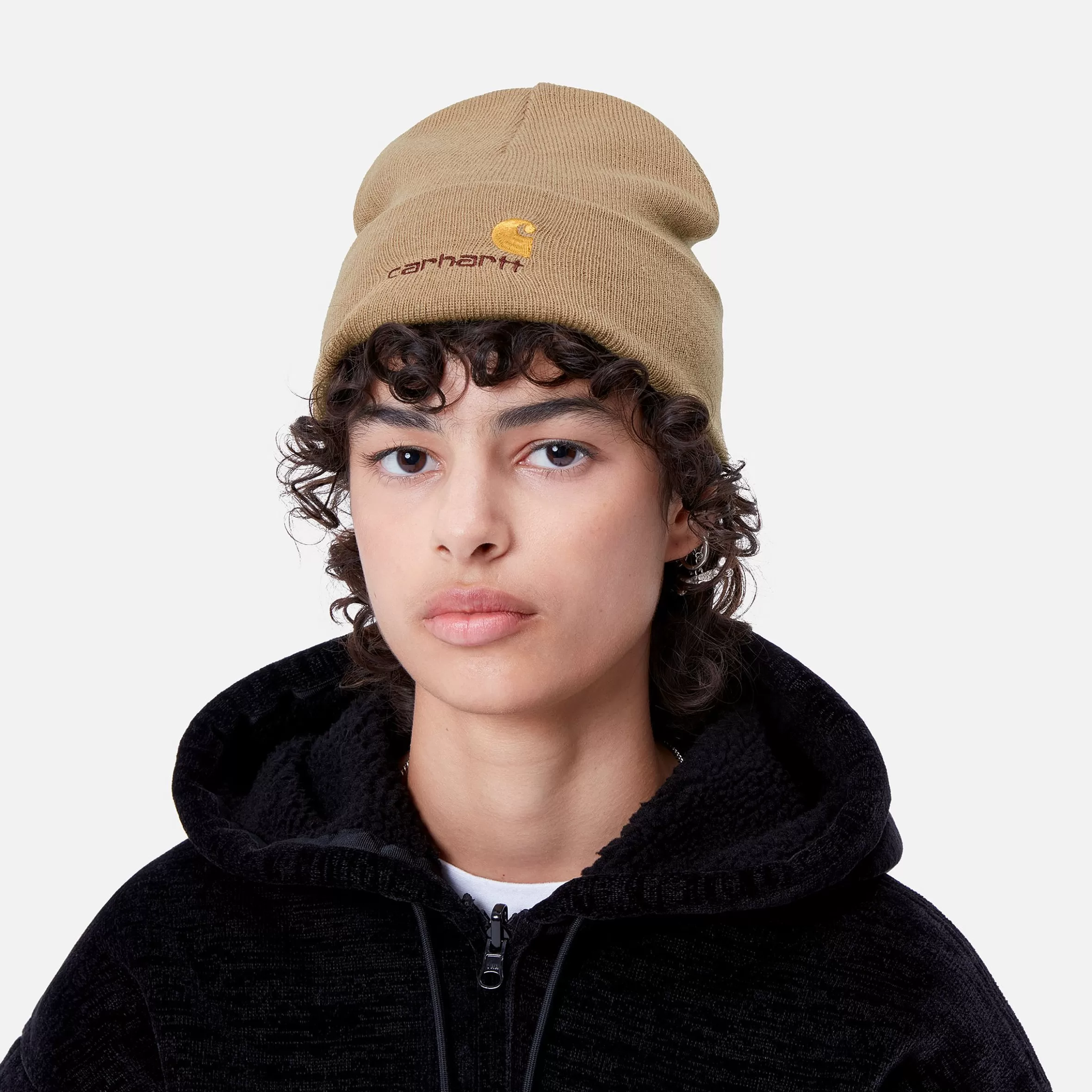 Acessórios | Bonnets | Carhartt WIP American Script Beanie Peanut