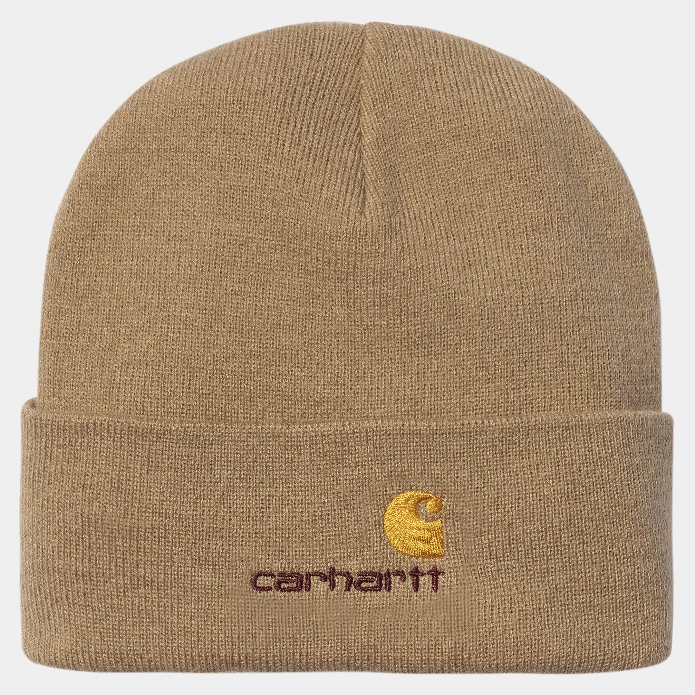 Acessórios | Bonnets | Carhartt WIP American Script Beanie Peanut