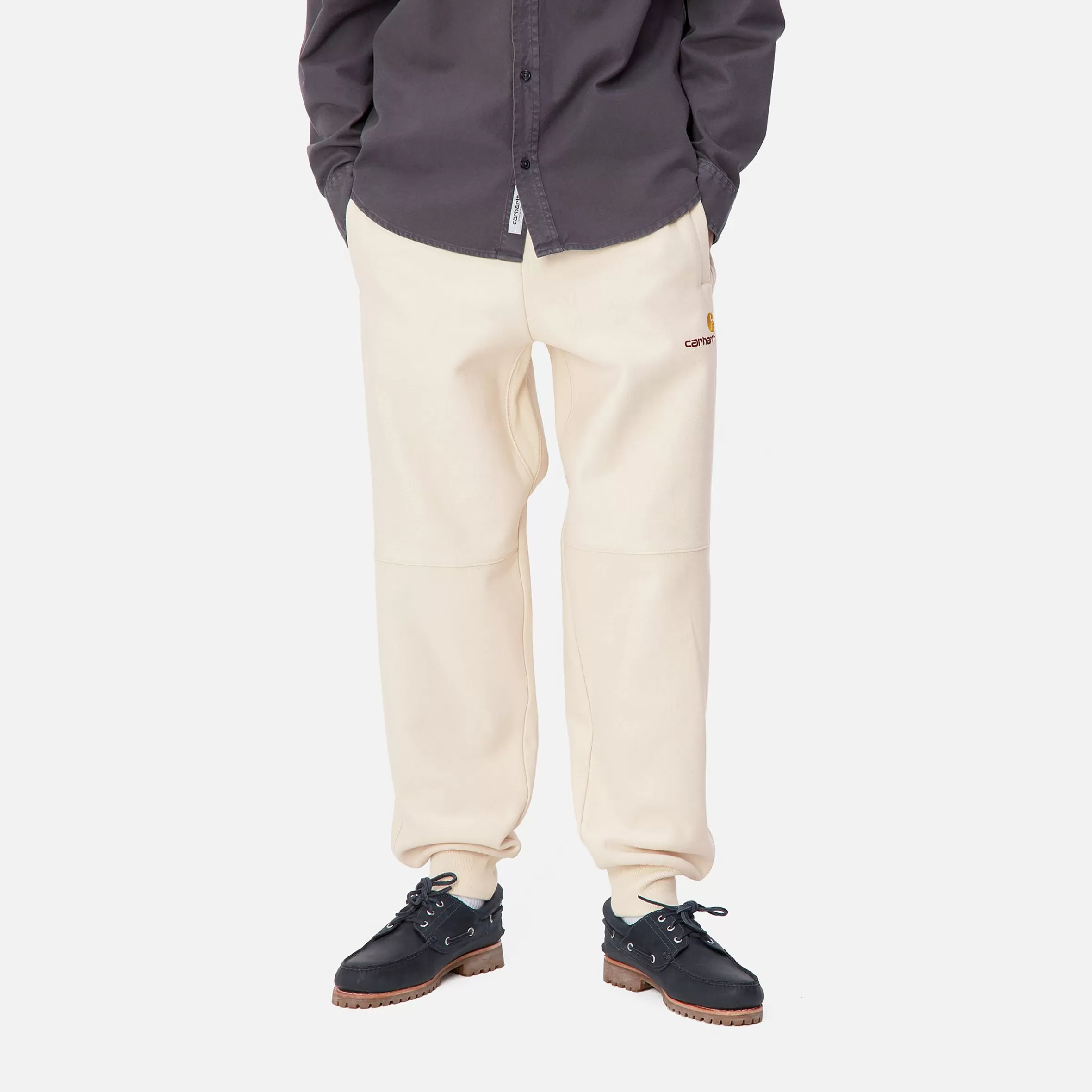 Sweats | Calças | Carhartt WIP American Script Jogging Pant Moonbeam