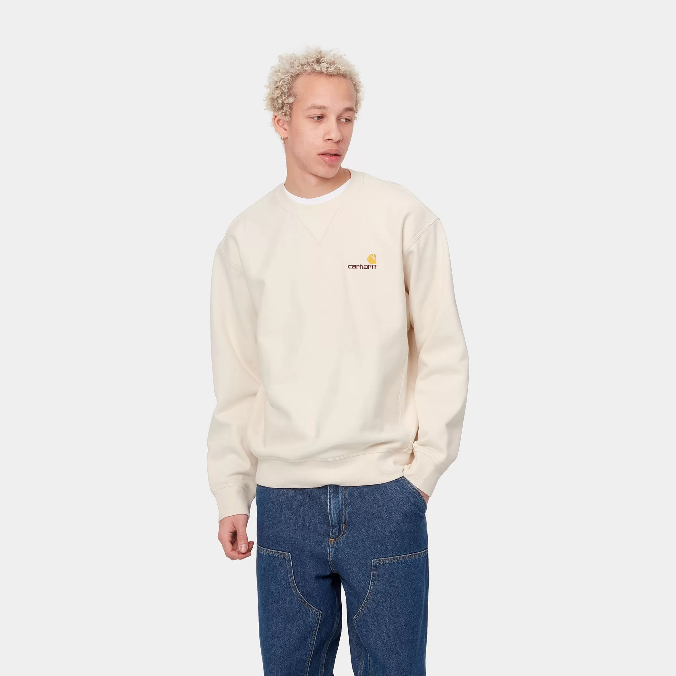 Sweats | Carhartt WIP American Script Sweatshirt Natural