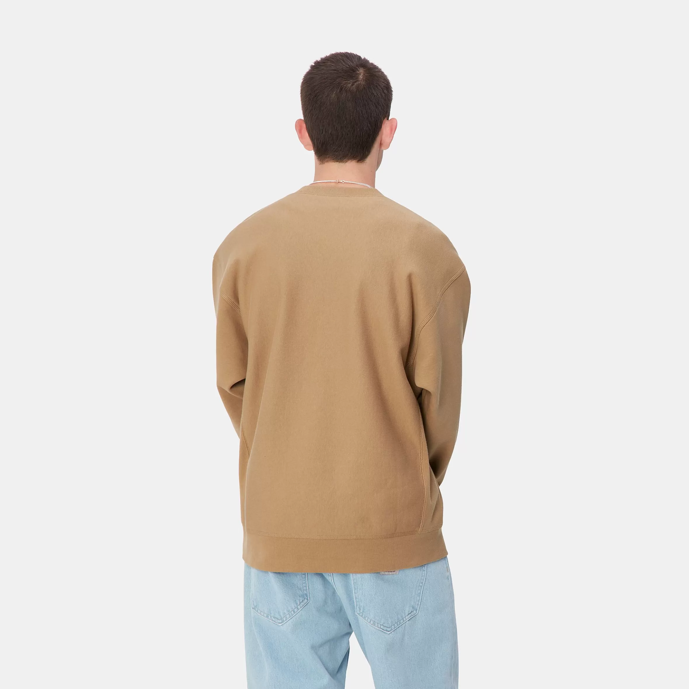 Sweats | Carhartt WIP American Script Sweatshirt Peanut