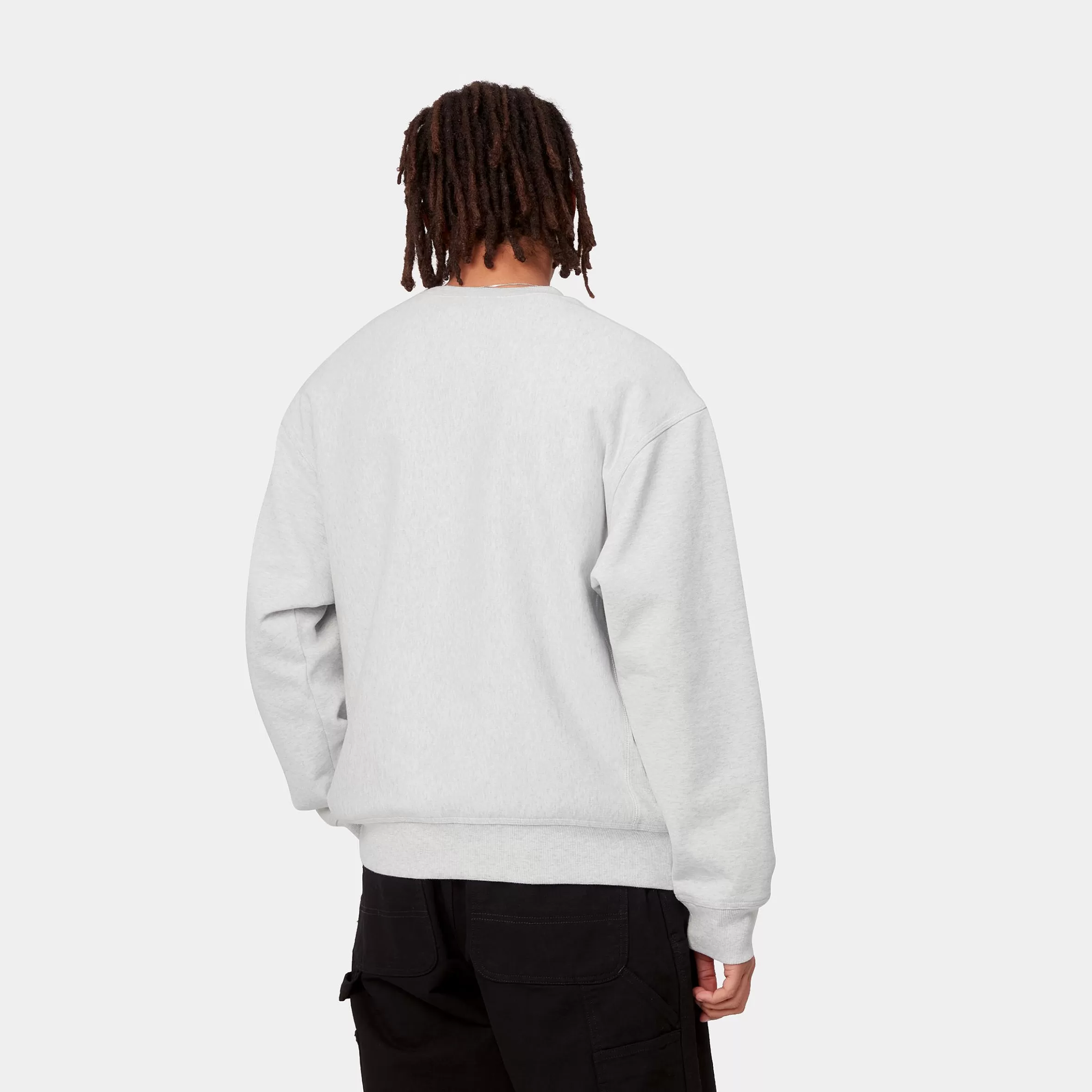 Sweats | Carhartt WIP American Script Sweatshirt Ash Heather