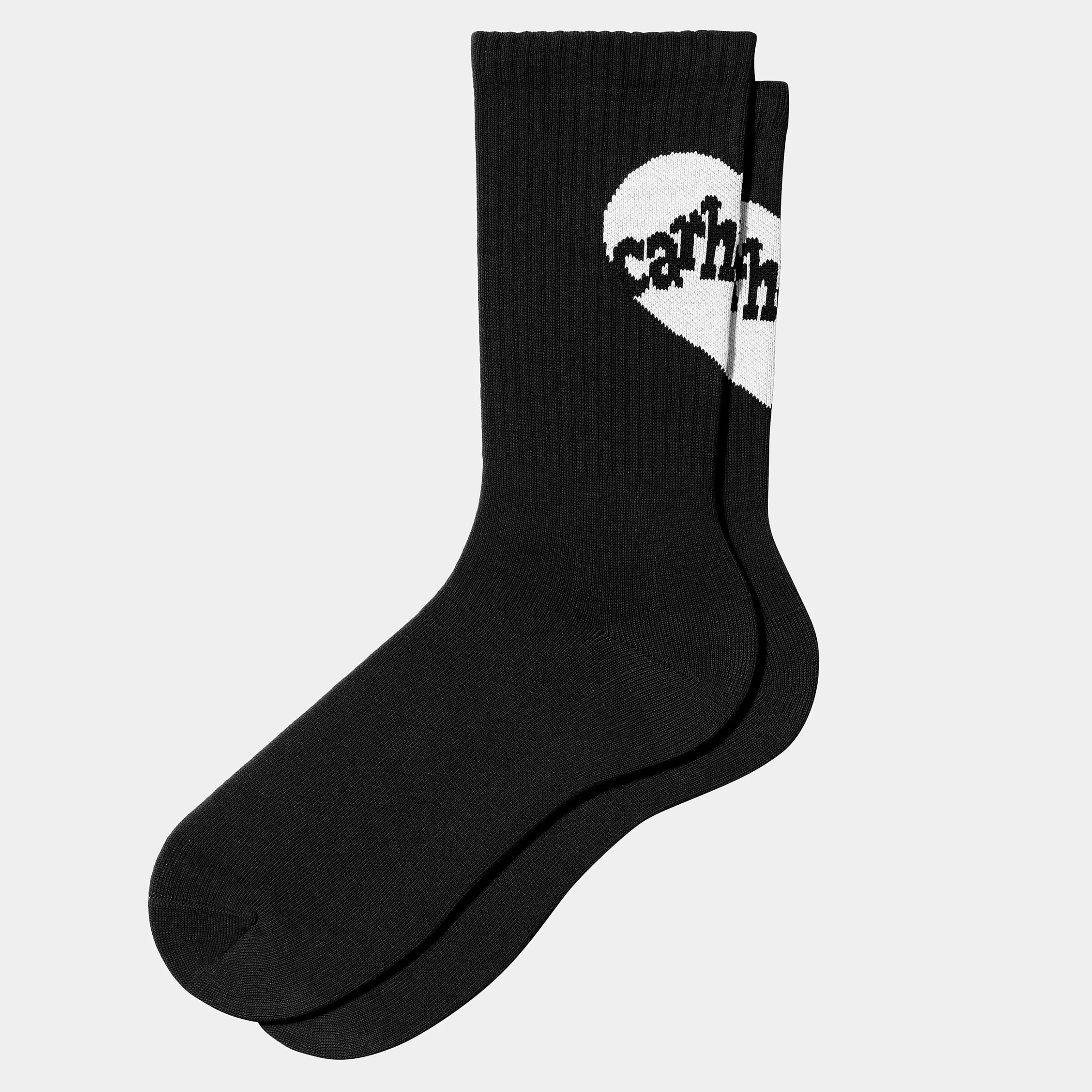 Acessórios | Meias | Carhartt WIP Amour Socks Black / White