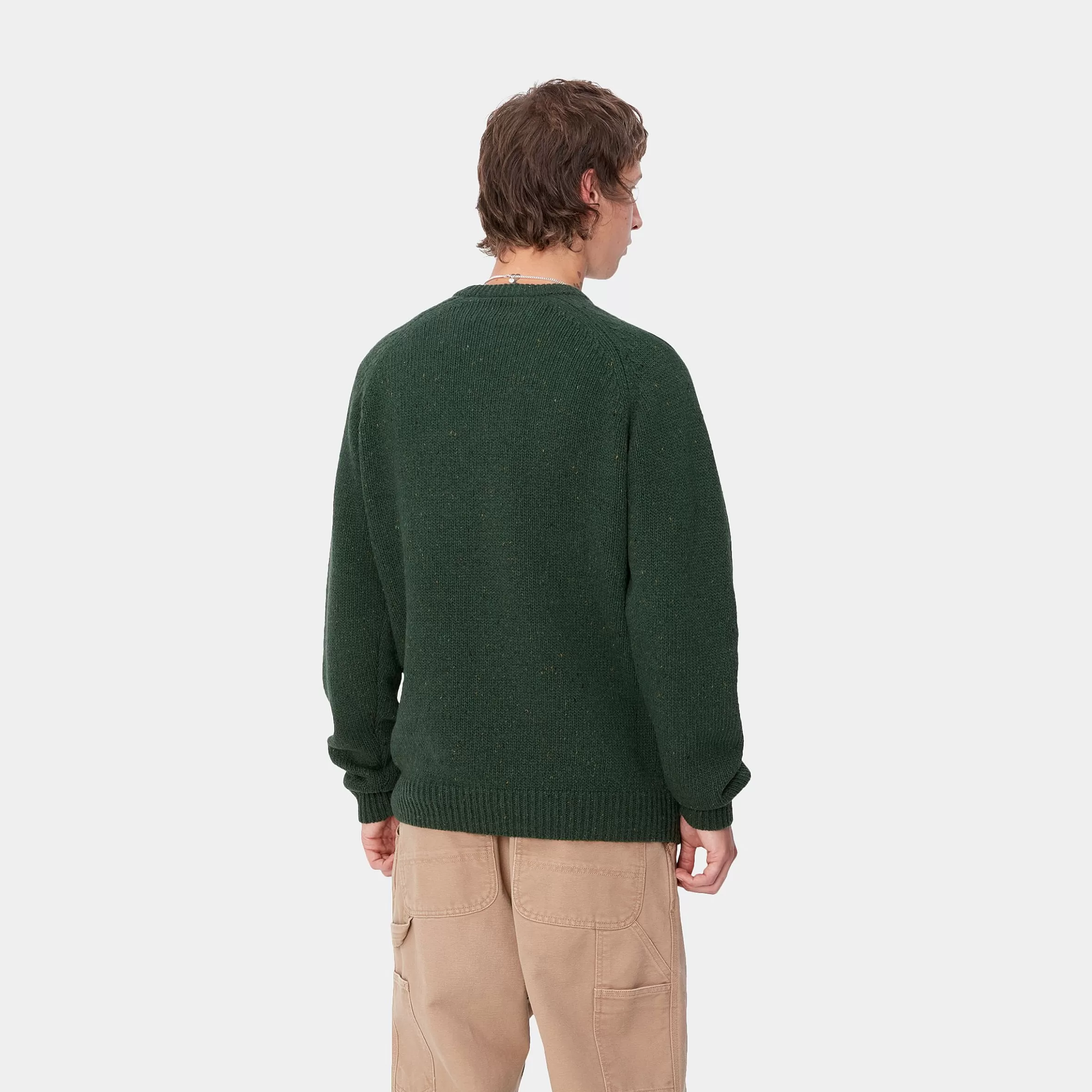 Malhas | Carhartt WIP Anglistic Sweater Speckled Sycamore Tree