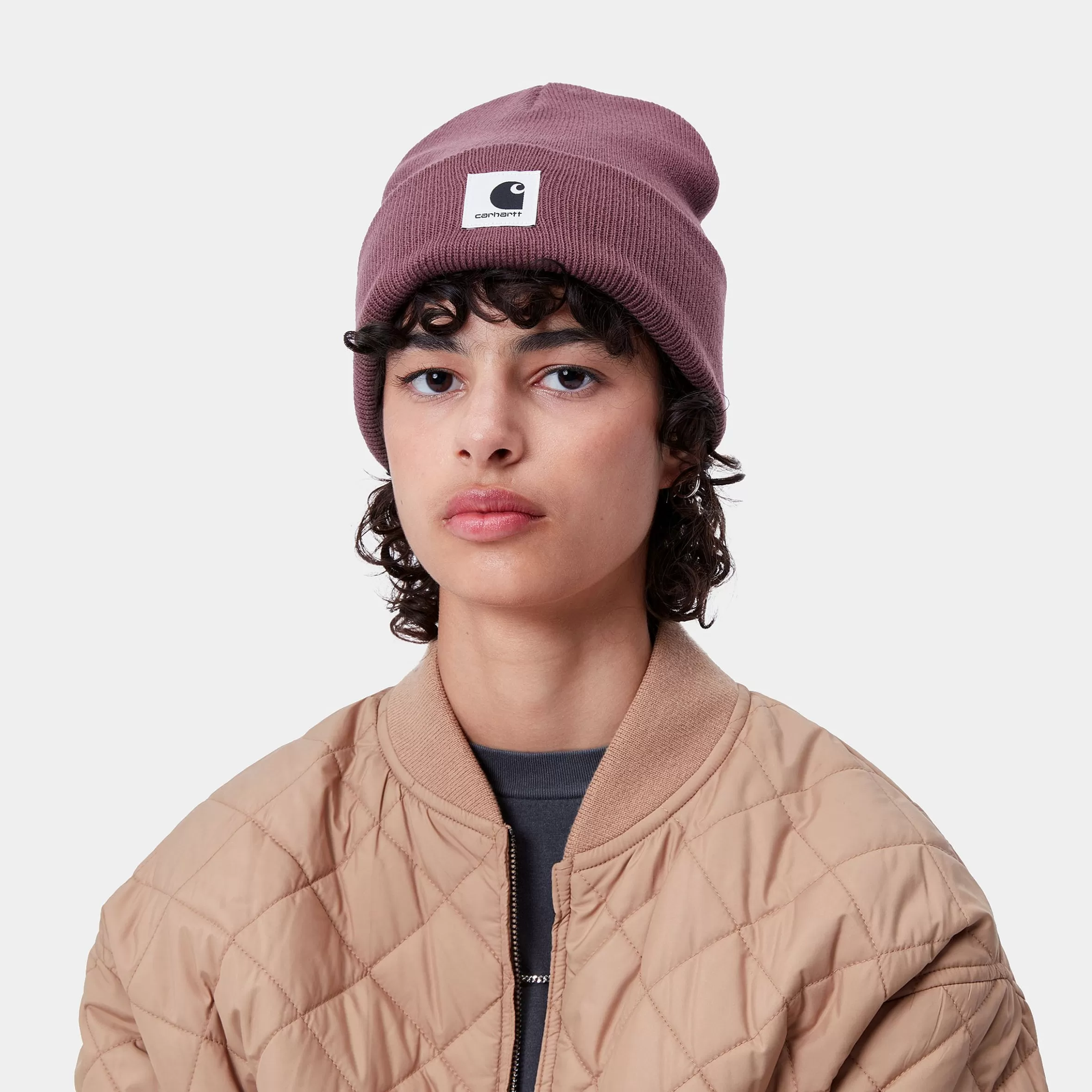 Acessórios | Bonnets | Carhartt WIP Ashley Beanie Dusty Fuchsia