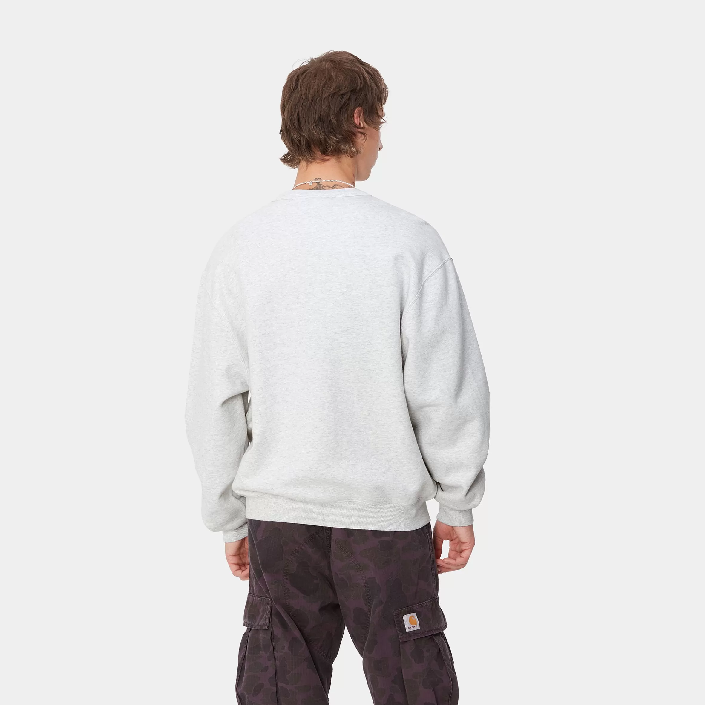 Sweats | Carhartt WIP Billy Sweat Ash Heather