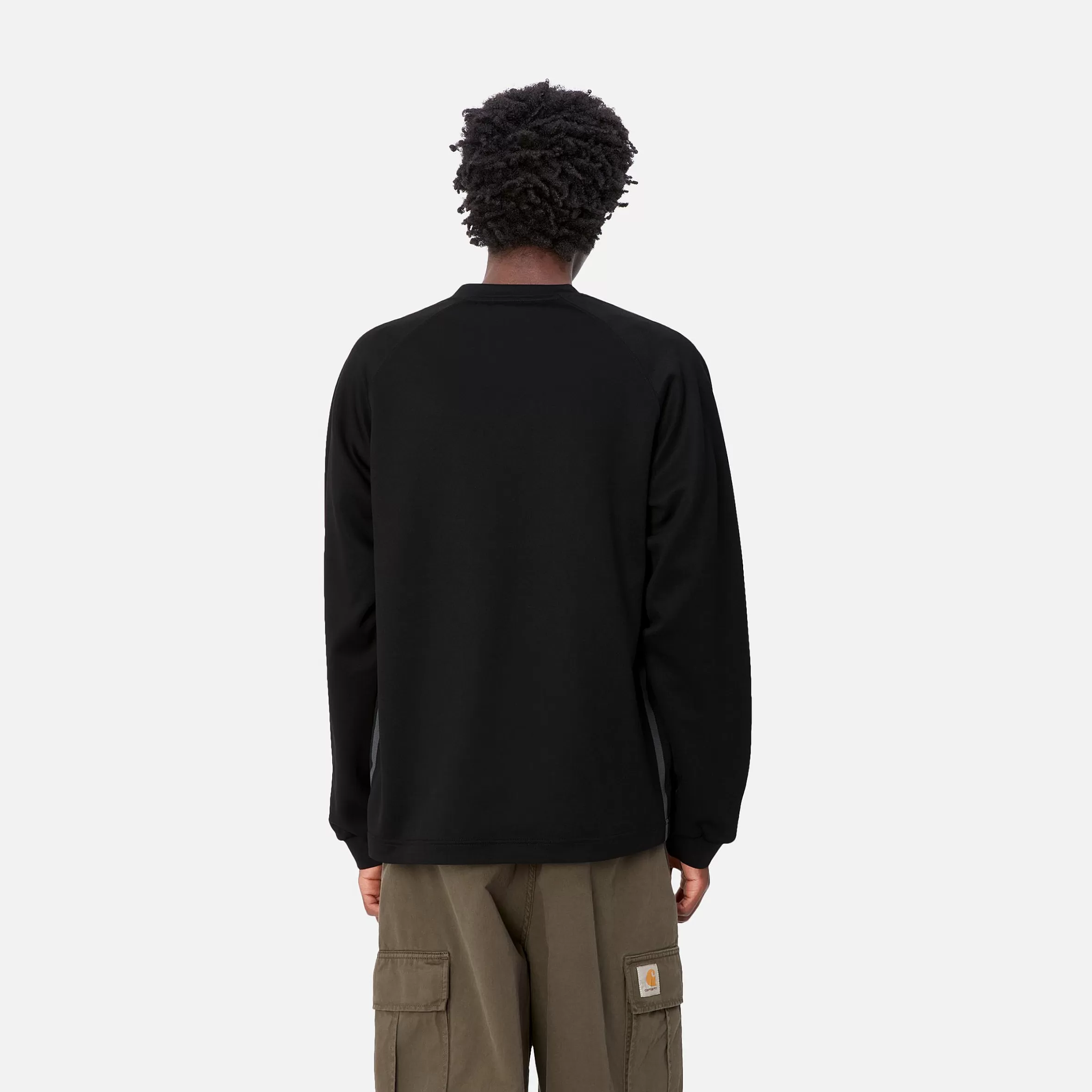 Sweats | Carhartt WIP Bolan V-Neck Sweat Black / Graphite