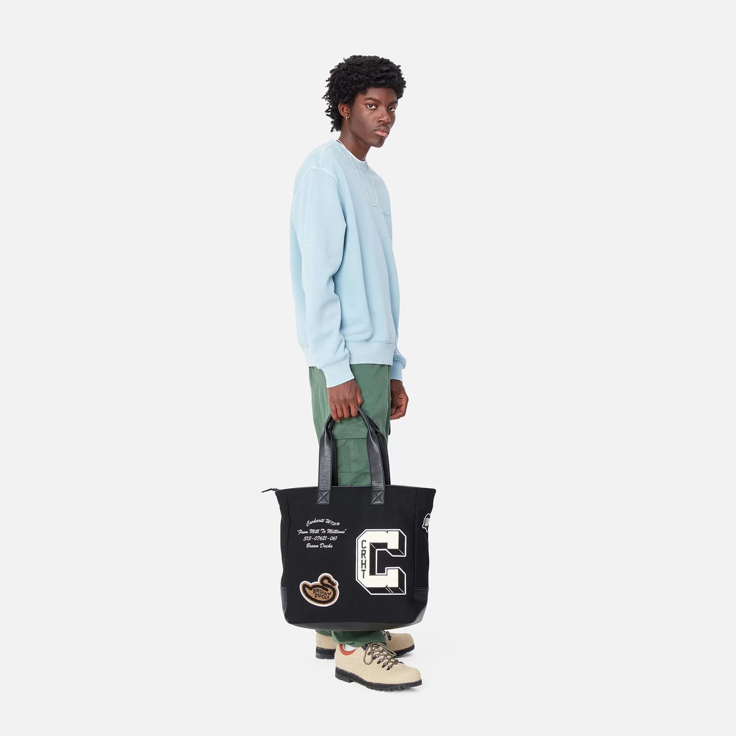 Acessórios | Bolsas | Carhartt WIP Brown Ducks Tote Black / Black