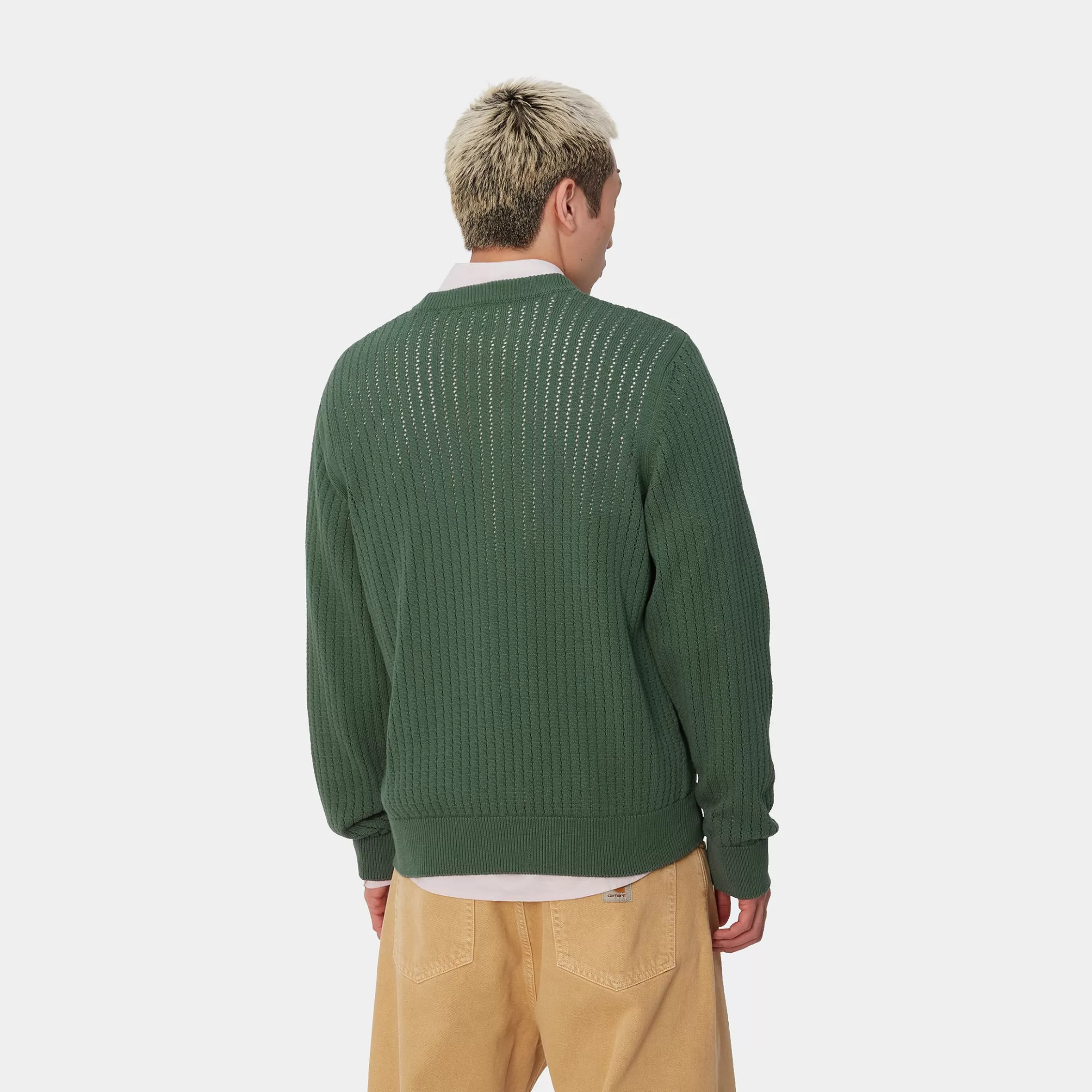 Malhas | Carhartt WIP Calen Sweater Duck Green