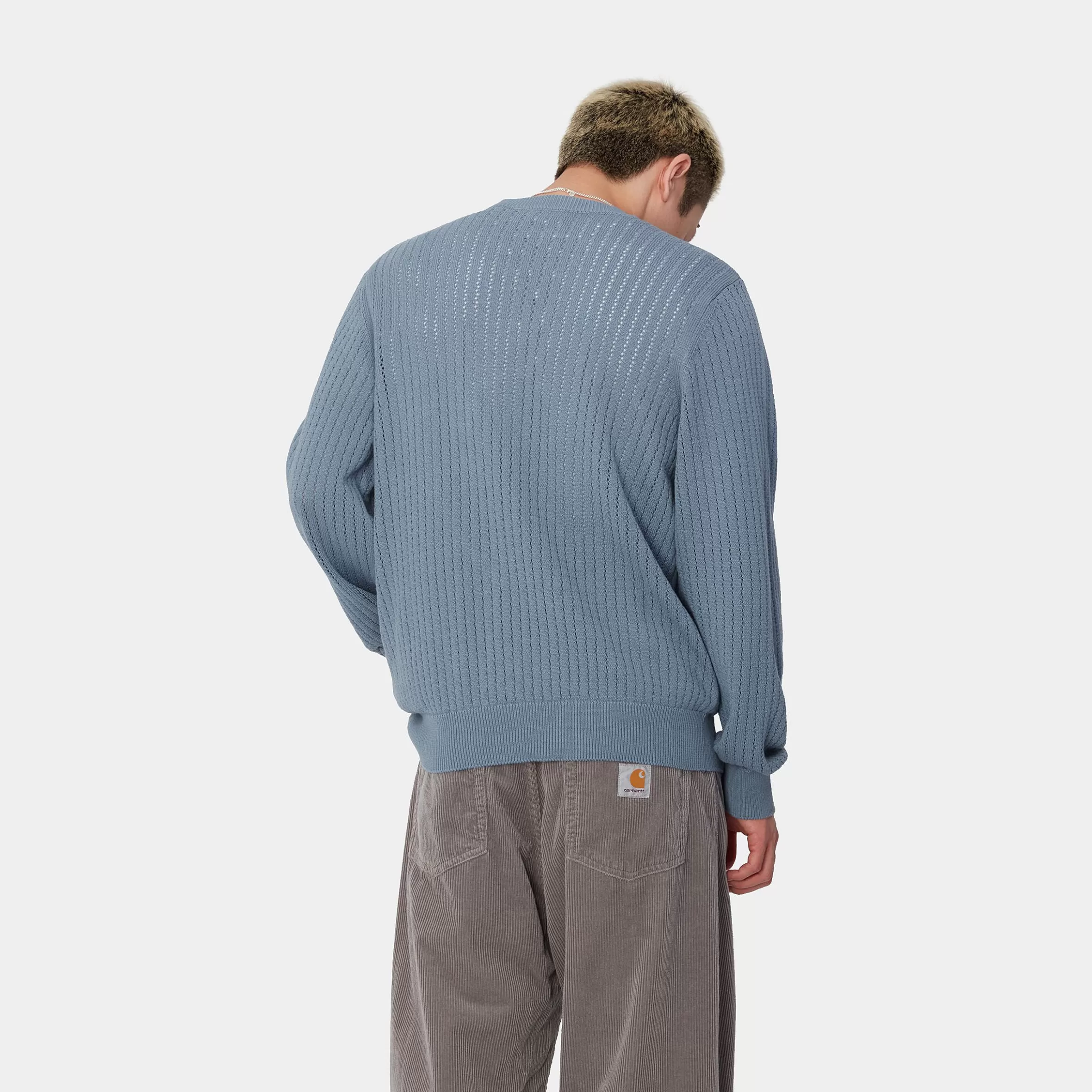 Malhas | Carhartt WIP Calen Sweater Misty Sky