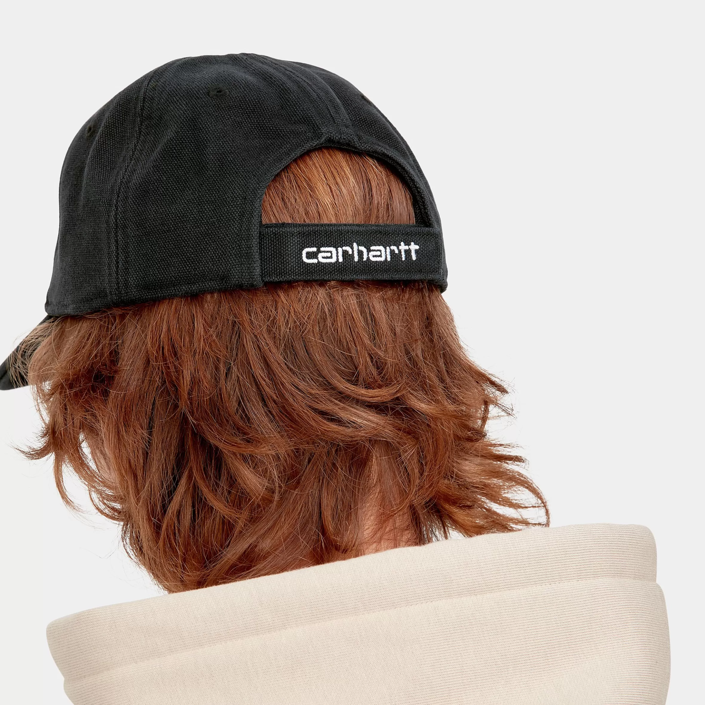 Acessórios | Bonés & Chapéus | Carhartt WIP Canvas 6-Panel Cap Black/White