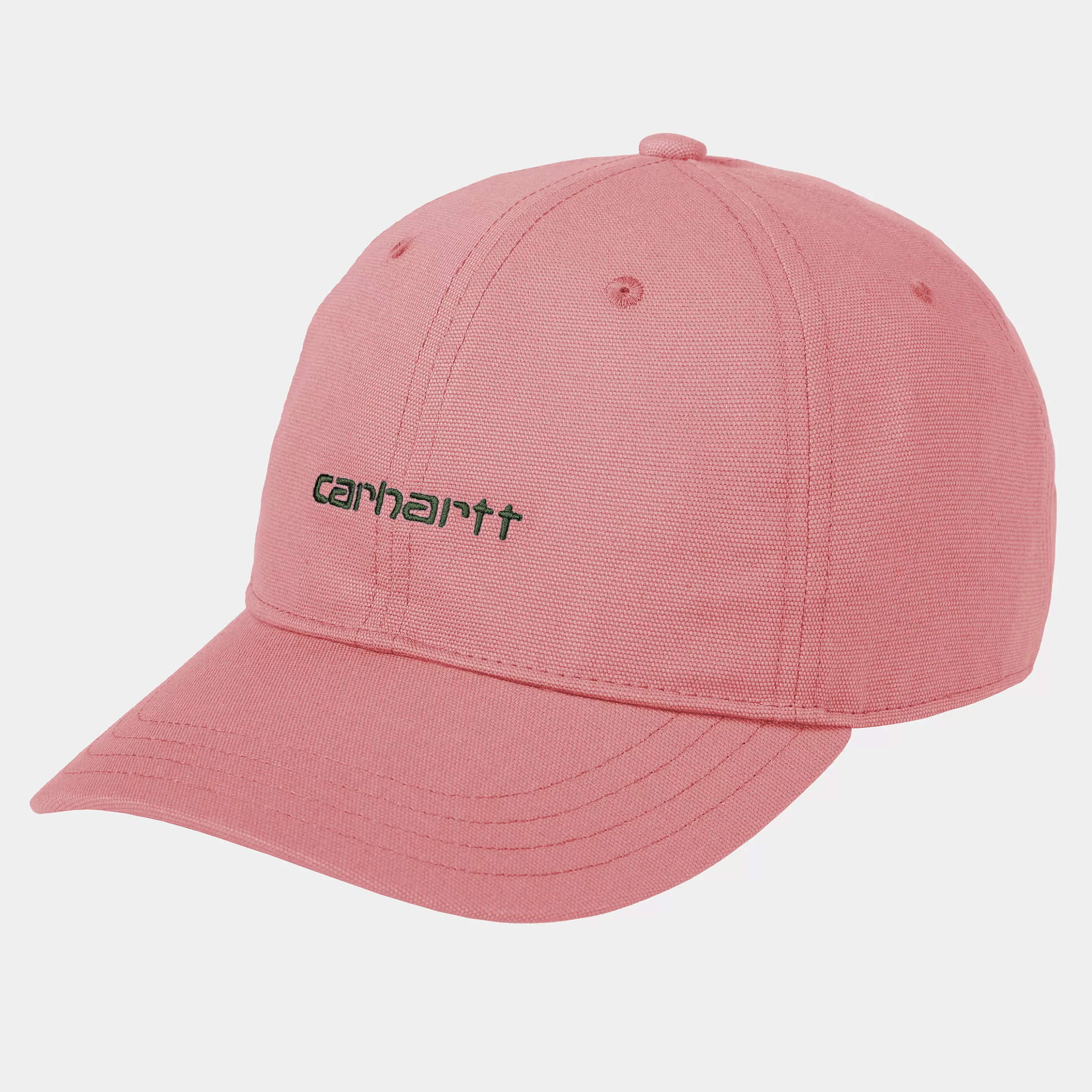 Acessórios | Bonés & Chapéus | Carhartt WIP Canvas Script Cap Dusty Rose / Sycamore Tree