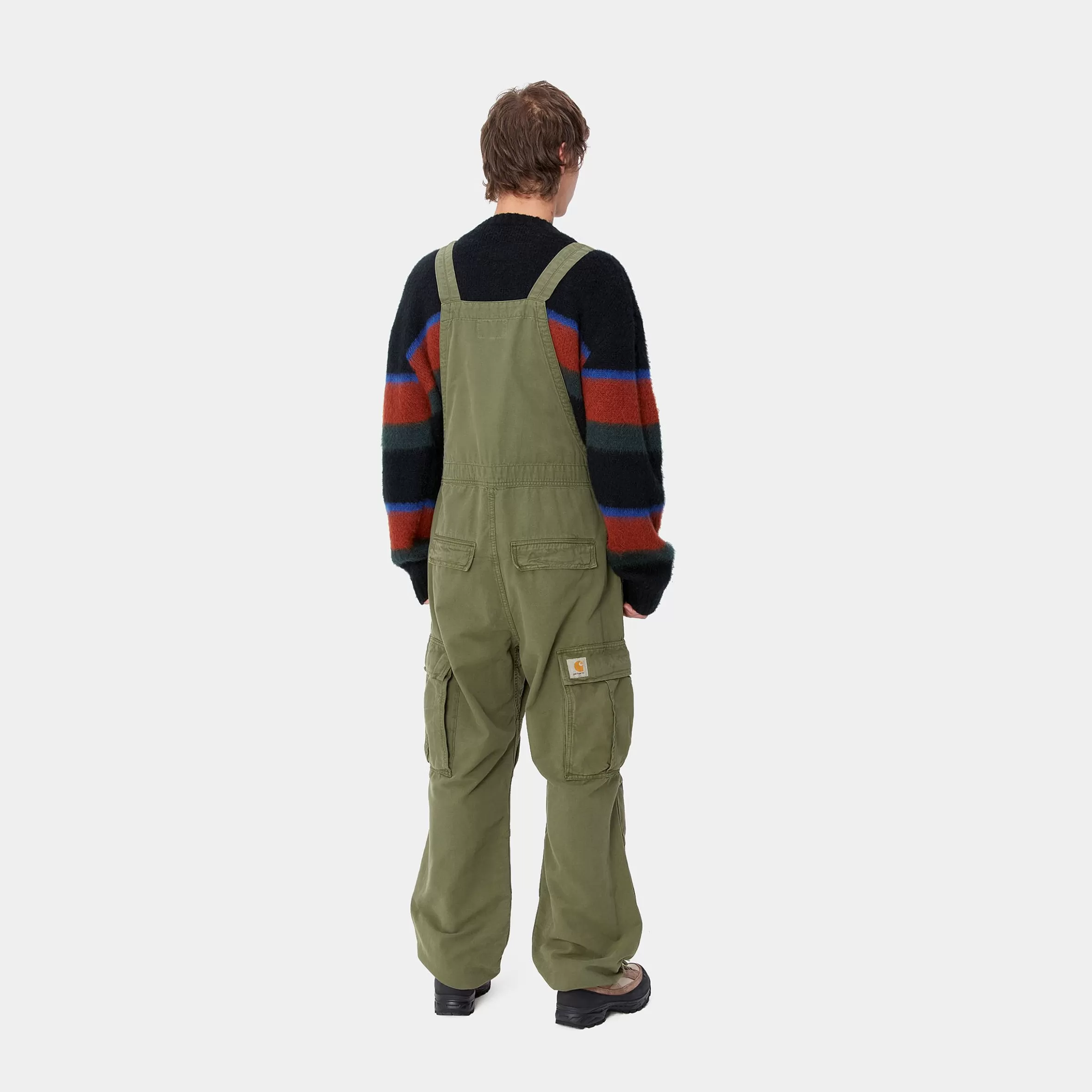 Calças | Jardineiras | Carhartt WIP Cargo Bib Overall Tarragon