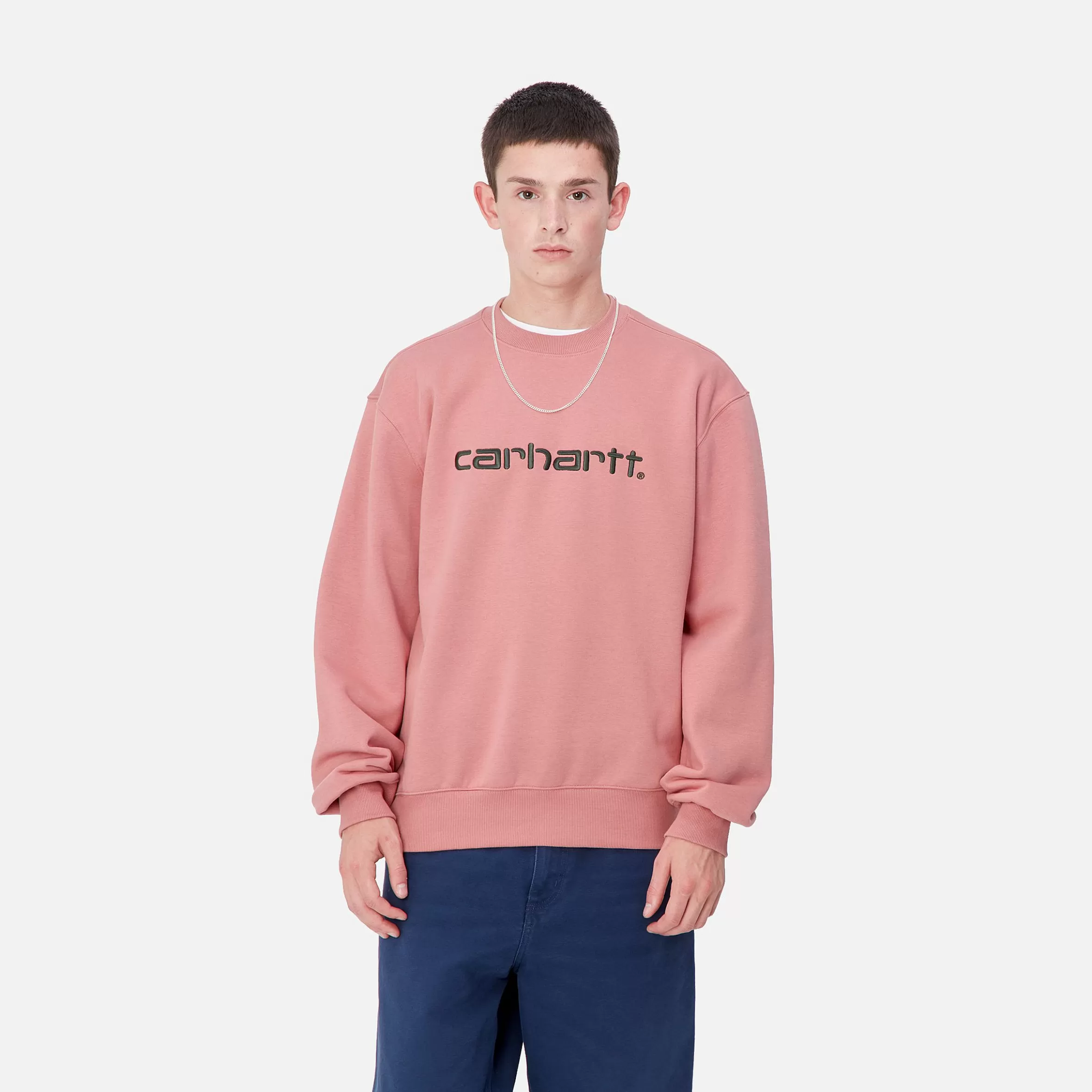 Sweats | Carhartt WIP Carhartt Sweatshirt Dusty Rose / Sycamore Tree