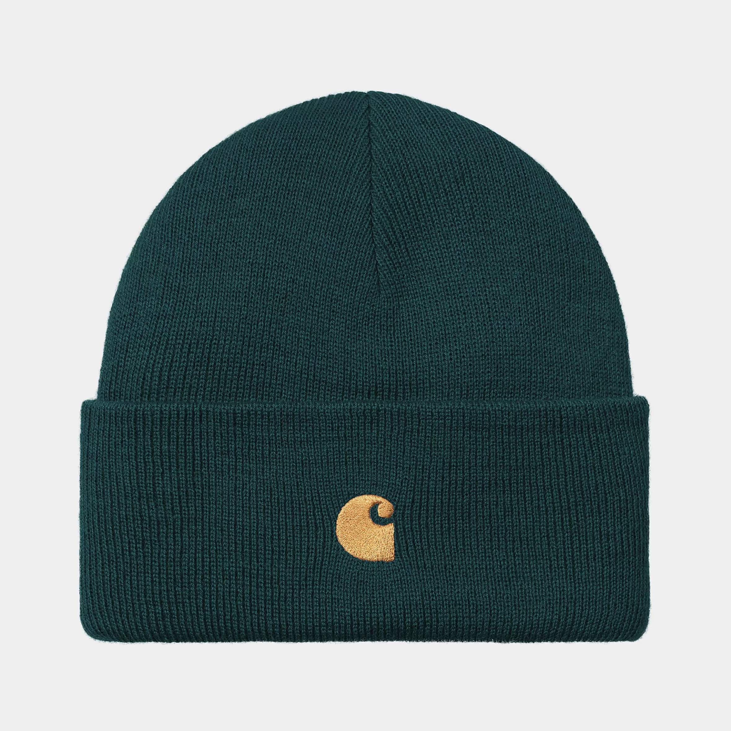 Acessórios | Bonnets | Carhartt WIP Chase Beanie Duck Blue / Gold