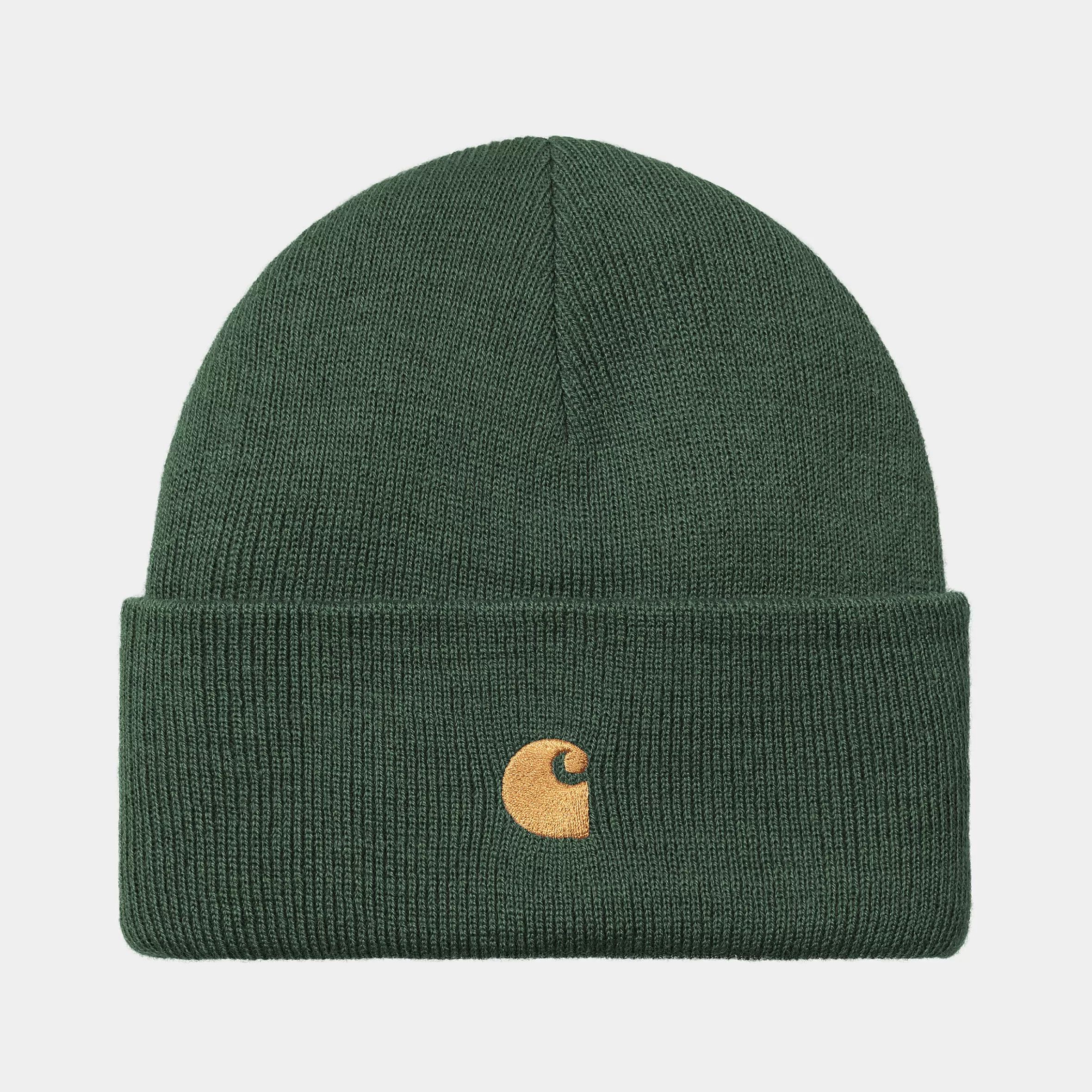 Acessórios | Bonnets | Carhartt WIP Chase Beanie Sycamore Tree / Gold