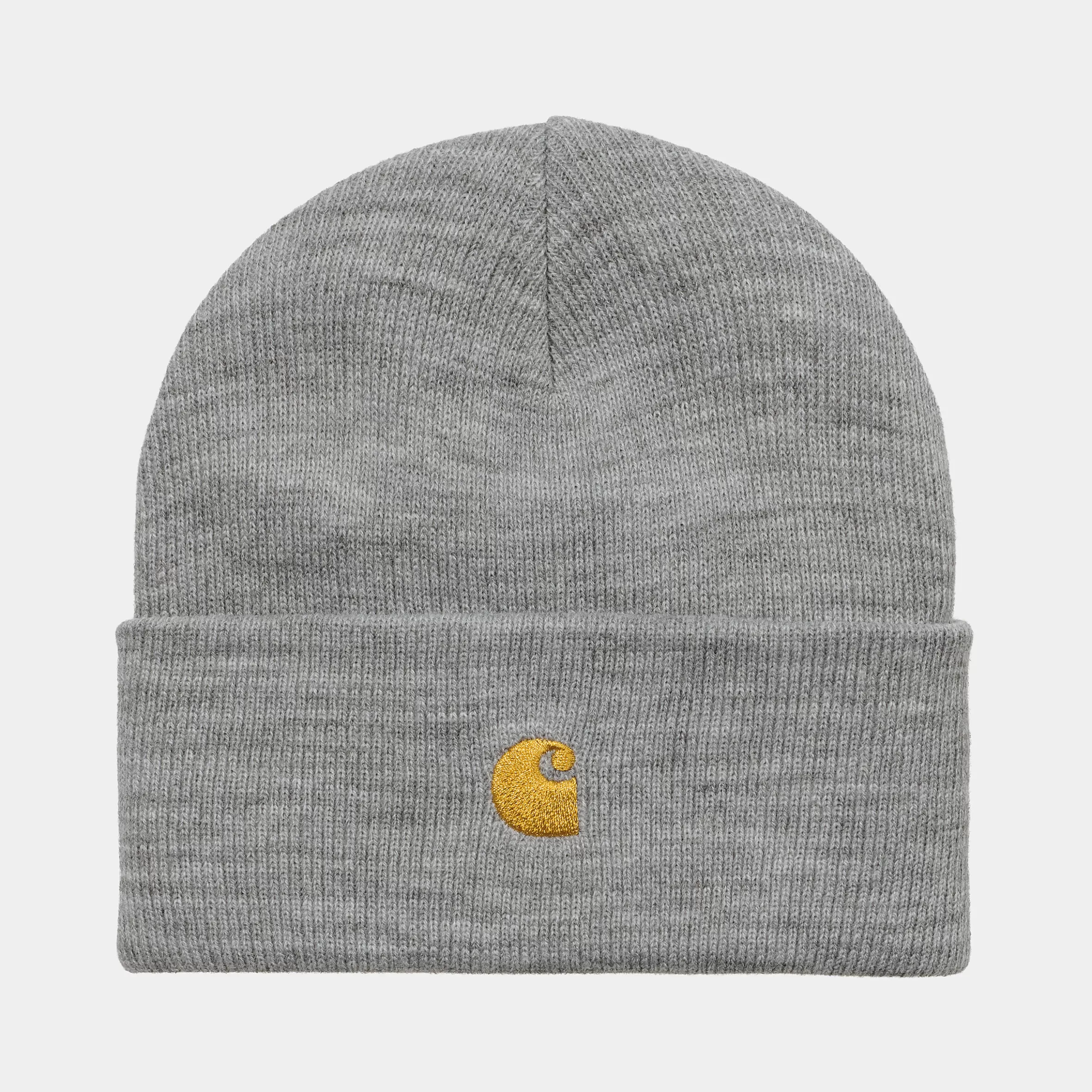 Acessórios | Bonnets | Carhartt WIP Chase Beanie Grey Heather / Gold