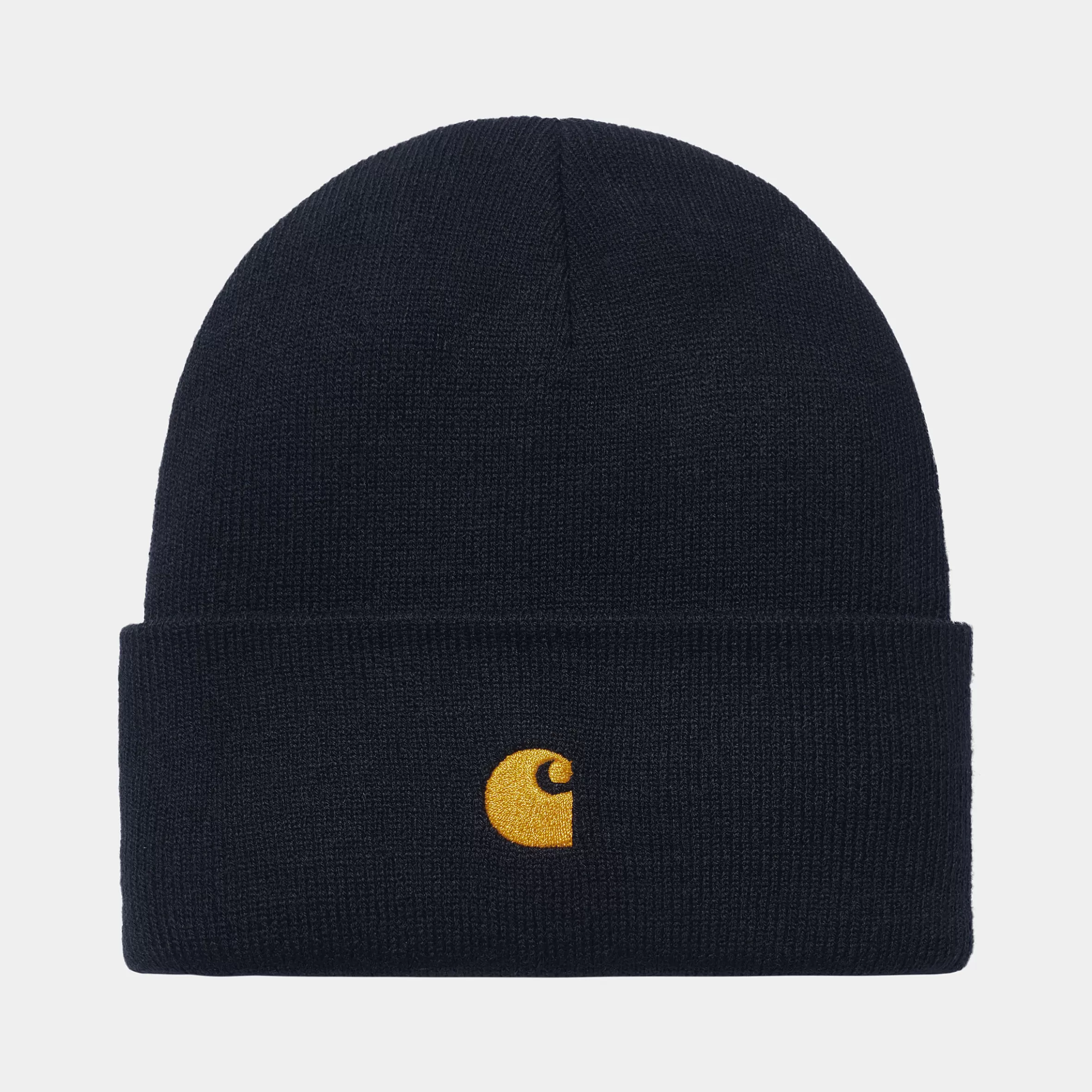 Acessórios | Bonnets | Carhartt WIP Chase Beanie Dark Navy / Gold