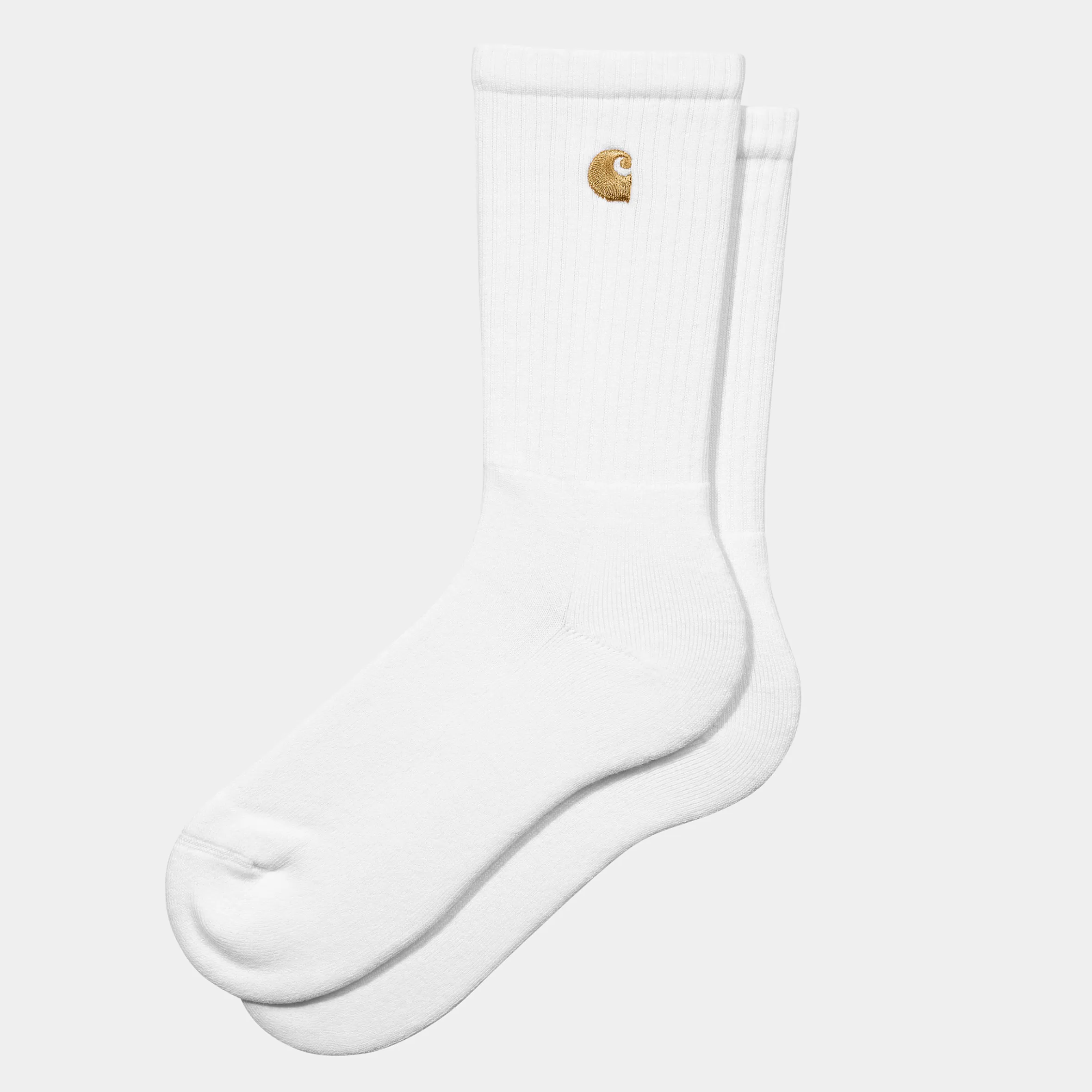 Acessórios | Meias | Carhartt WIP Chase Socks White / Gold