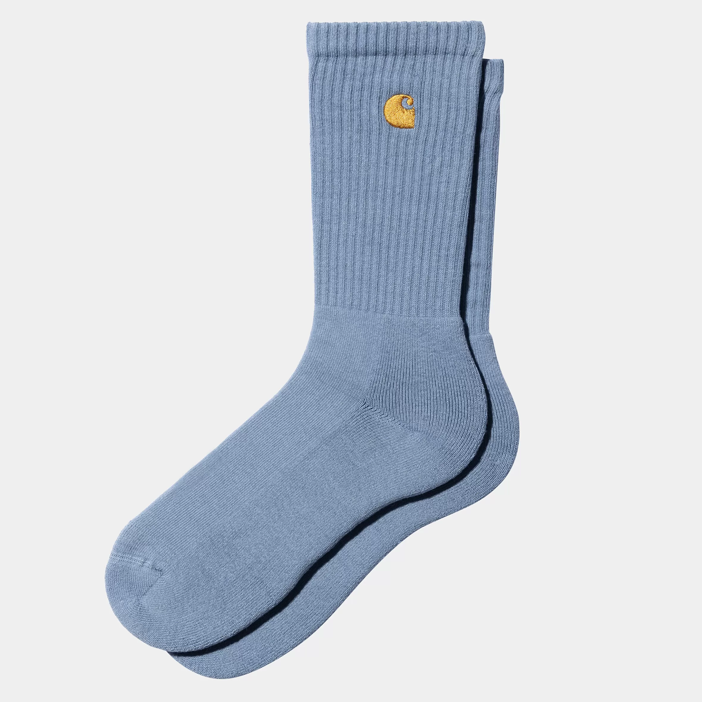 Acessórios | Meias | Carhartt WIP Chase Socks Charm Blue / Gold