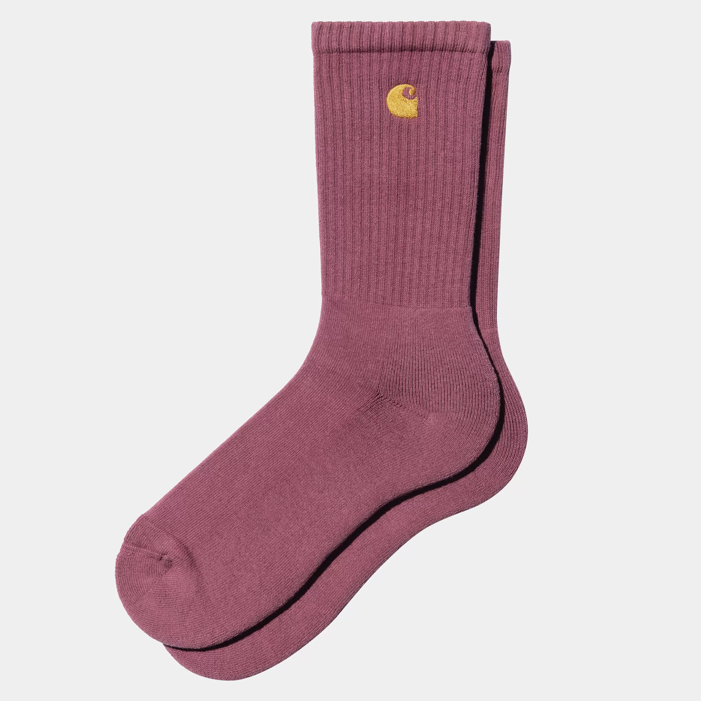 Acessórios | Meias | Carhartt WIP Chase Socks Dusty Fuchsia / Gold