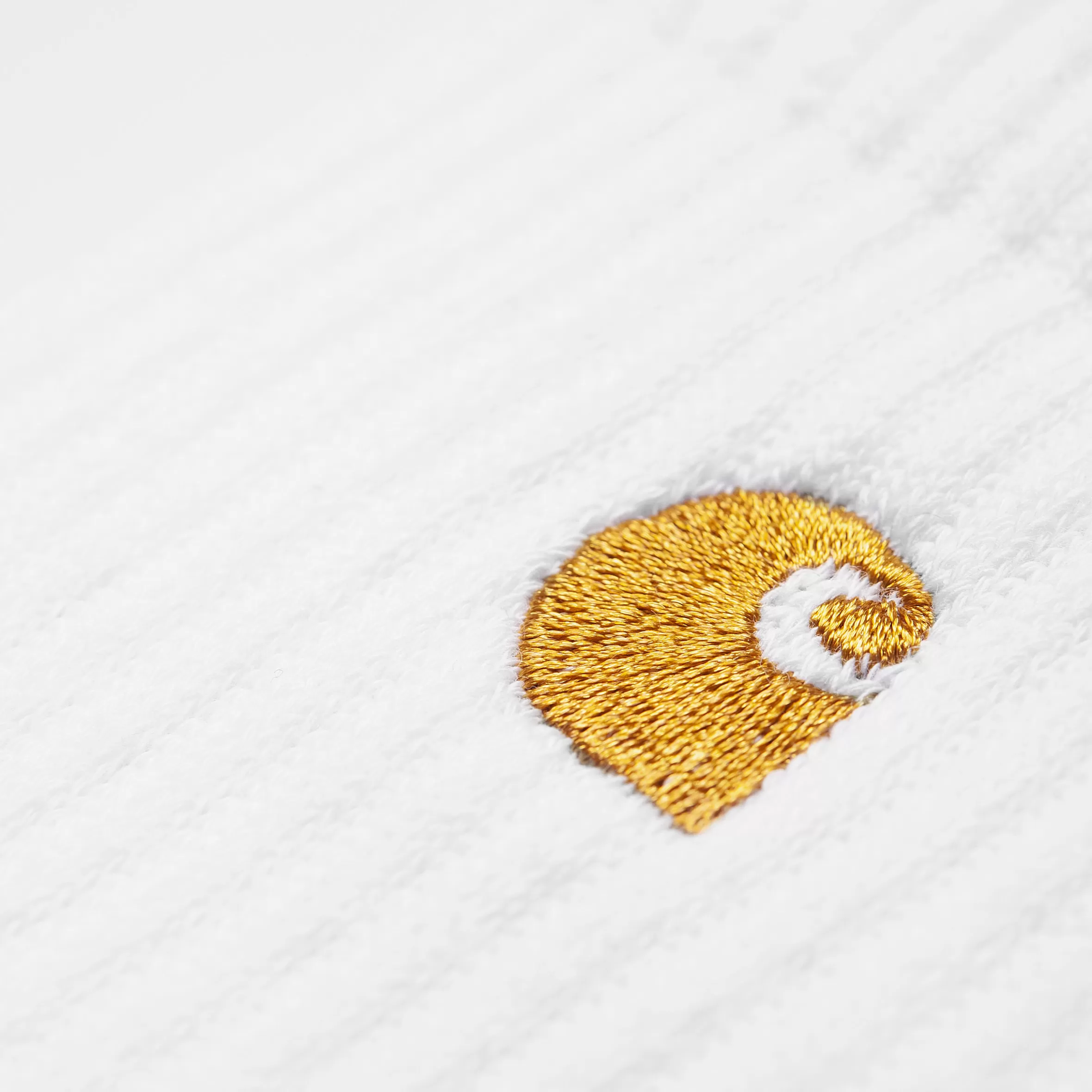 Acessórios | Meias | Carhartt WIP Chase Socks White / Gold