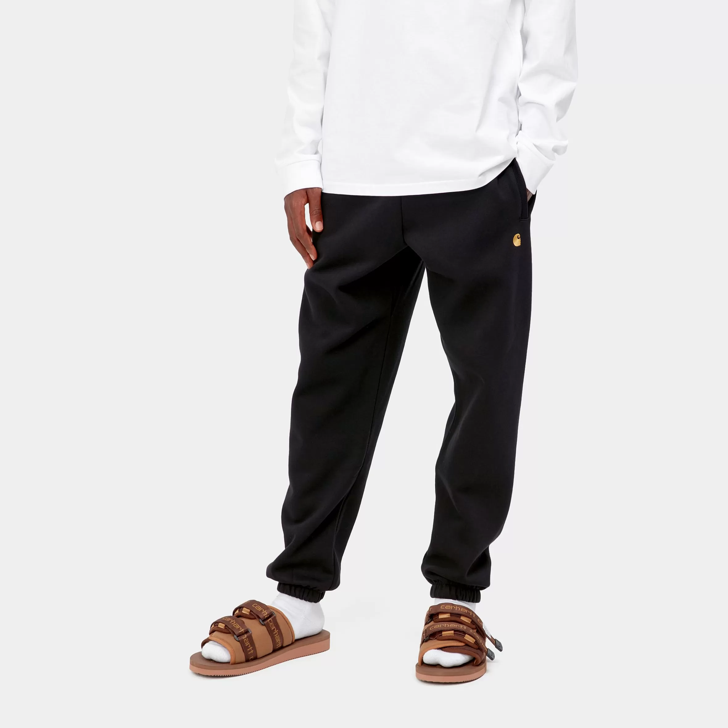 Sweats | Calças | Carhartt WIP Chase Sweat Pant Black / Gold