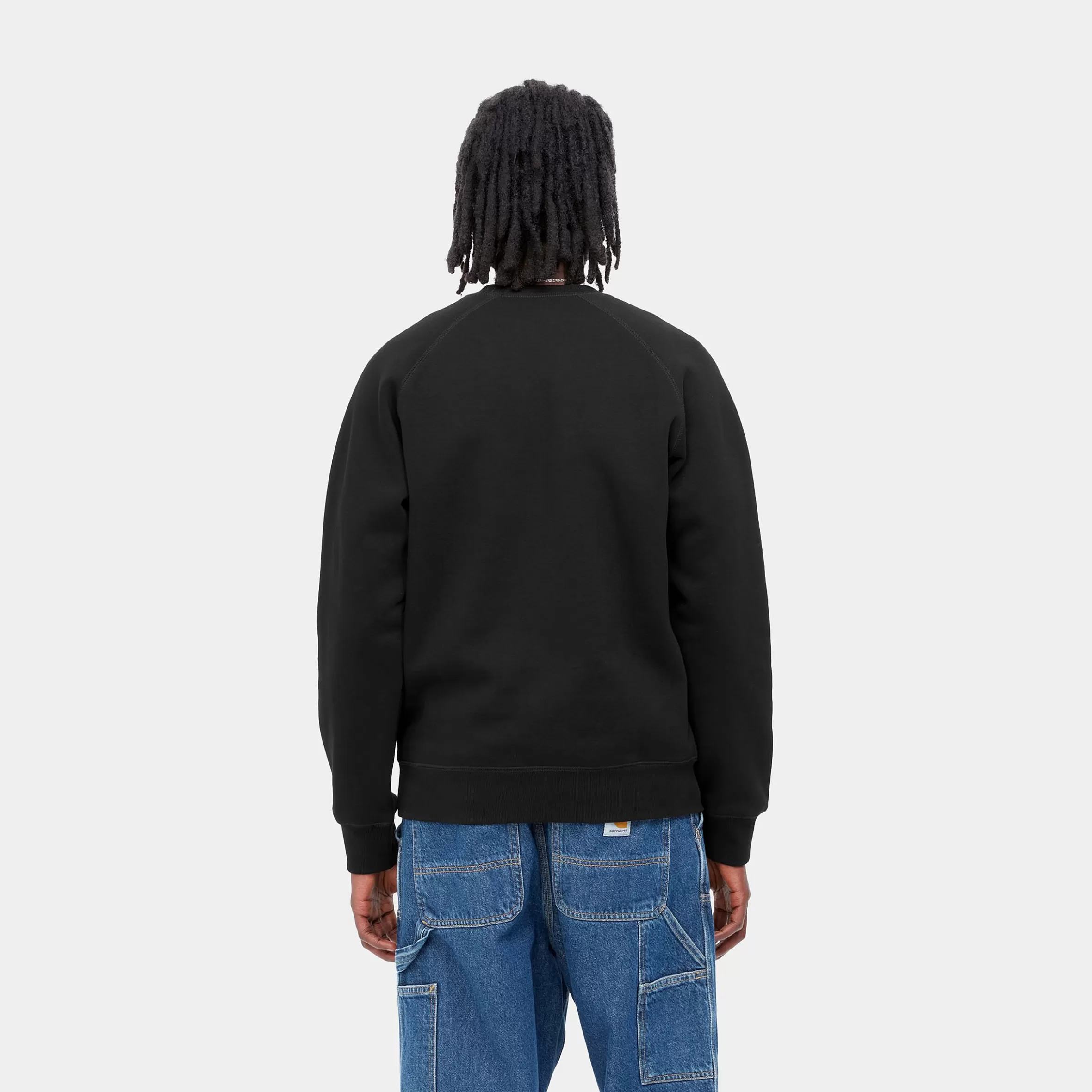 Sweats | Carhartt WIP Chase Sweatshirt Black / Gold