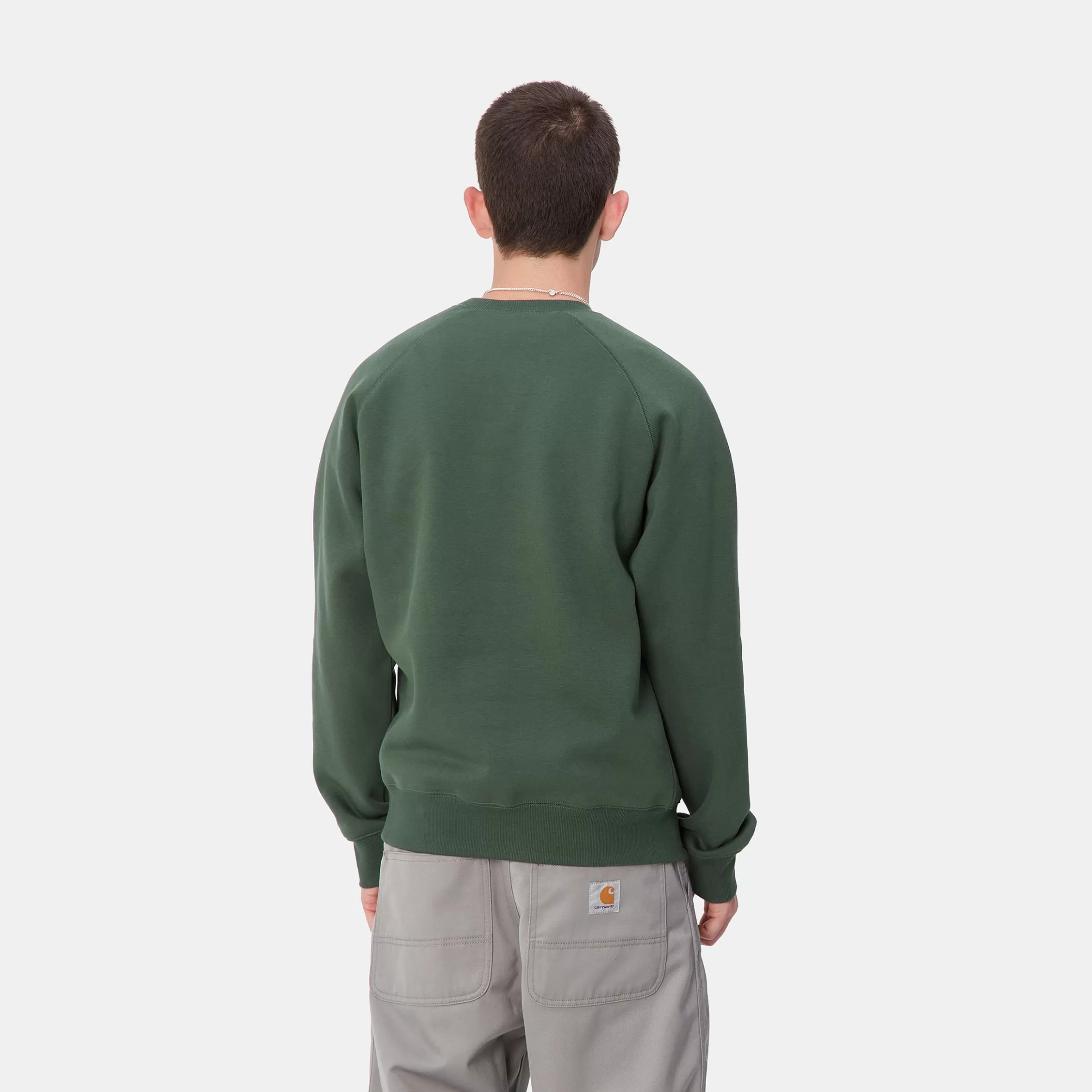 Sweats | Carhartt WIP Chase Sweatshirt Sycamore Tree / Gold