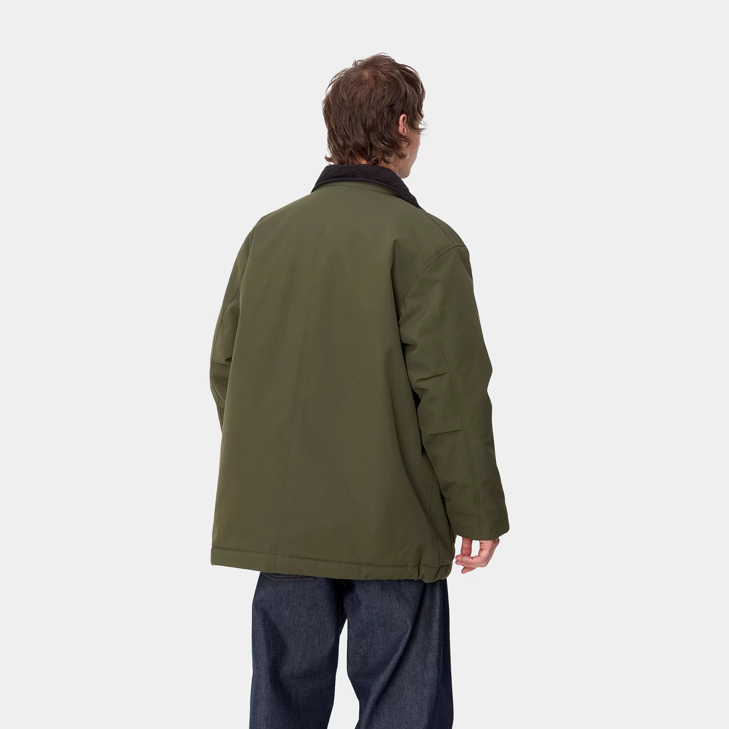 Blusões E Coletes | Carhartt WIP Clarton Coat Office Green / Black