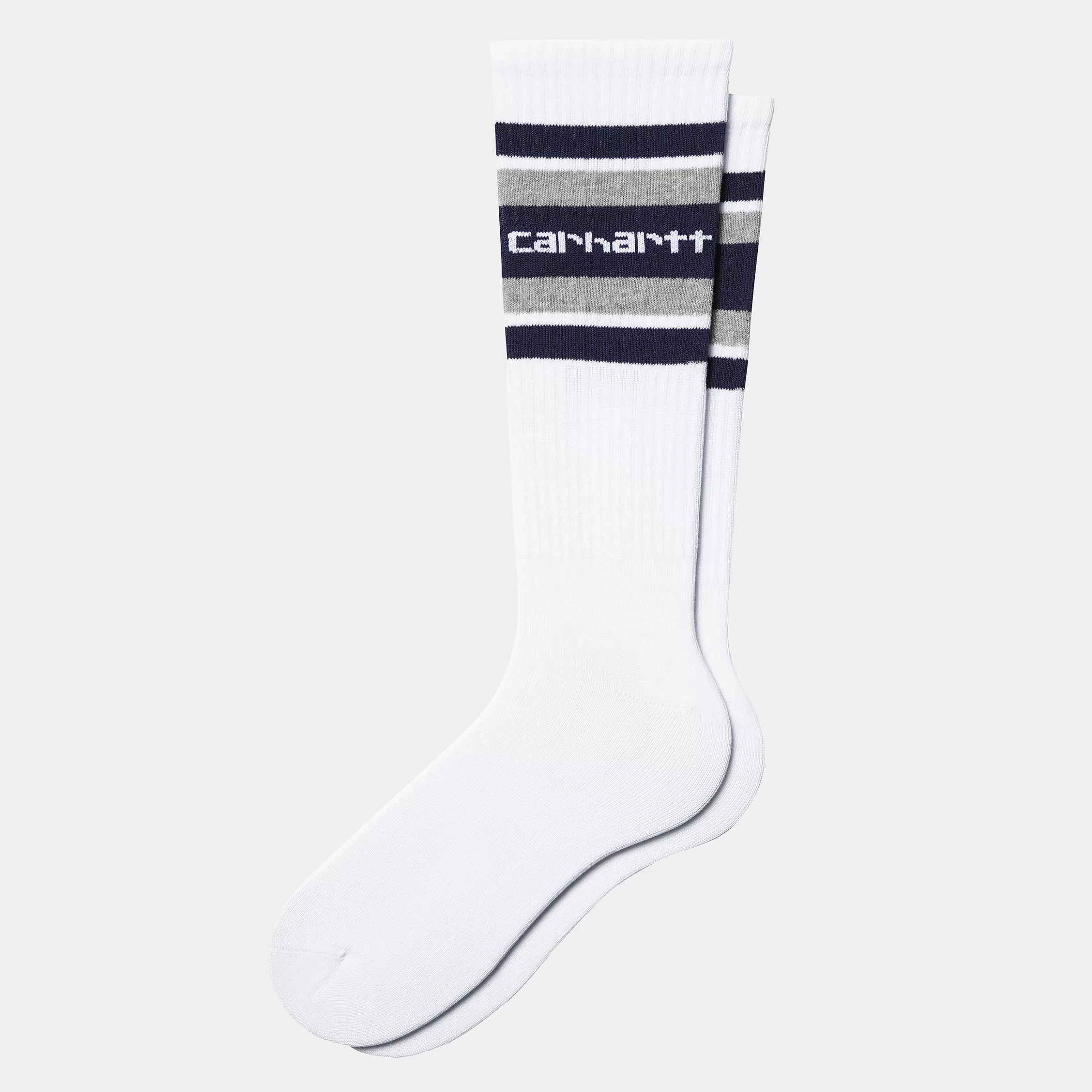 Acessórios | Meias | Carhartt WIP Connors Socks White / Aura / Grey Heather