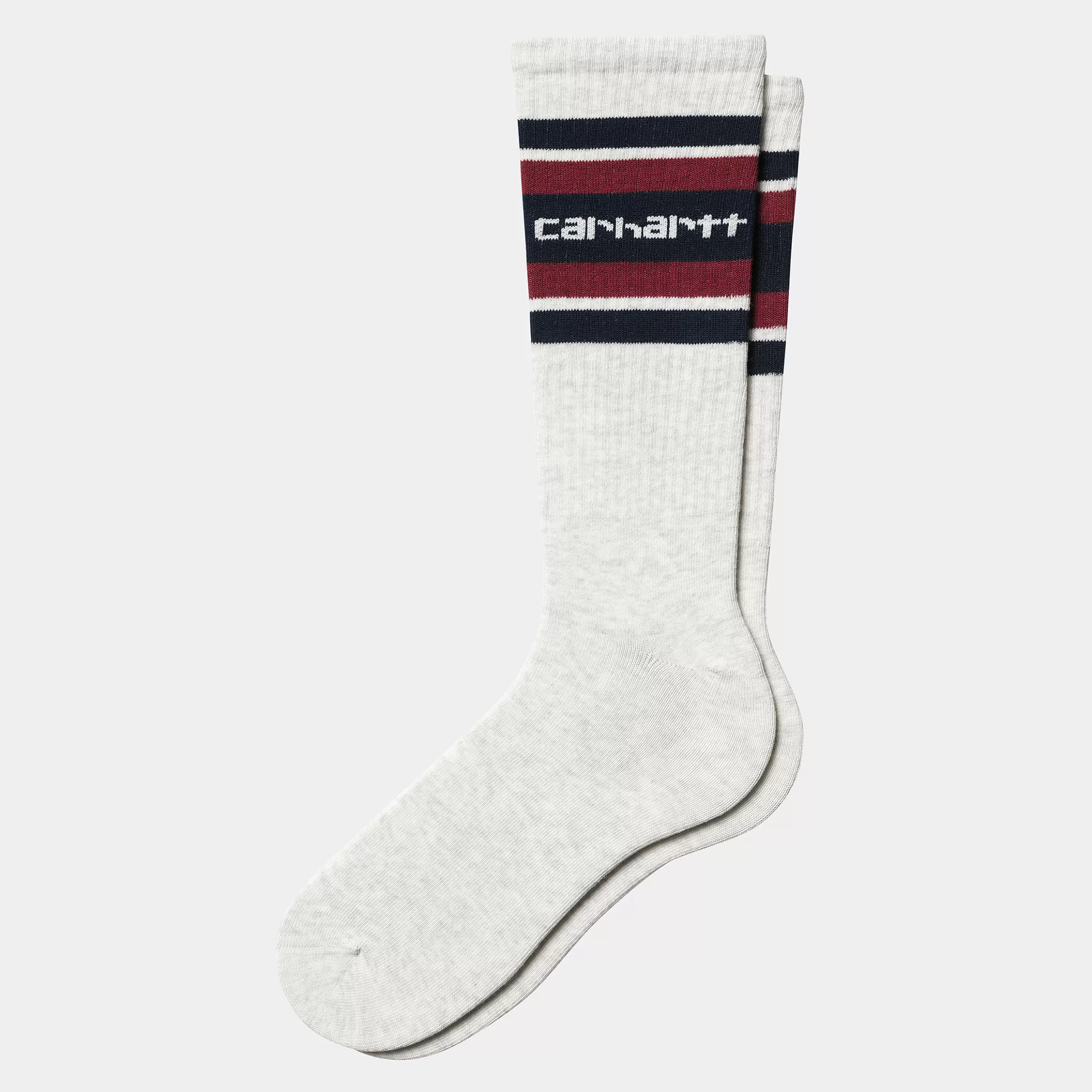 Acessórios | Meias | Carhartt WIP Connors Socks Ash Heather / Air Force Blue / Scarlet