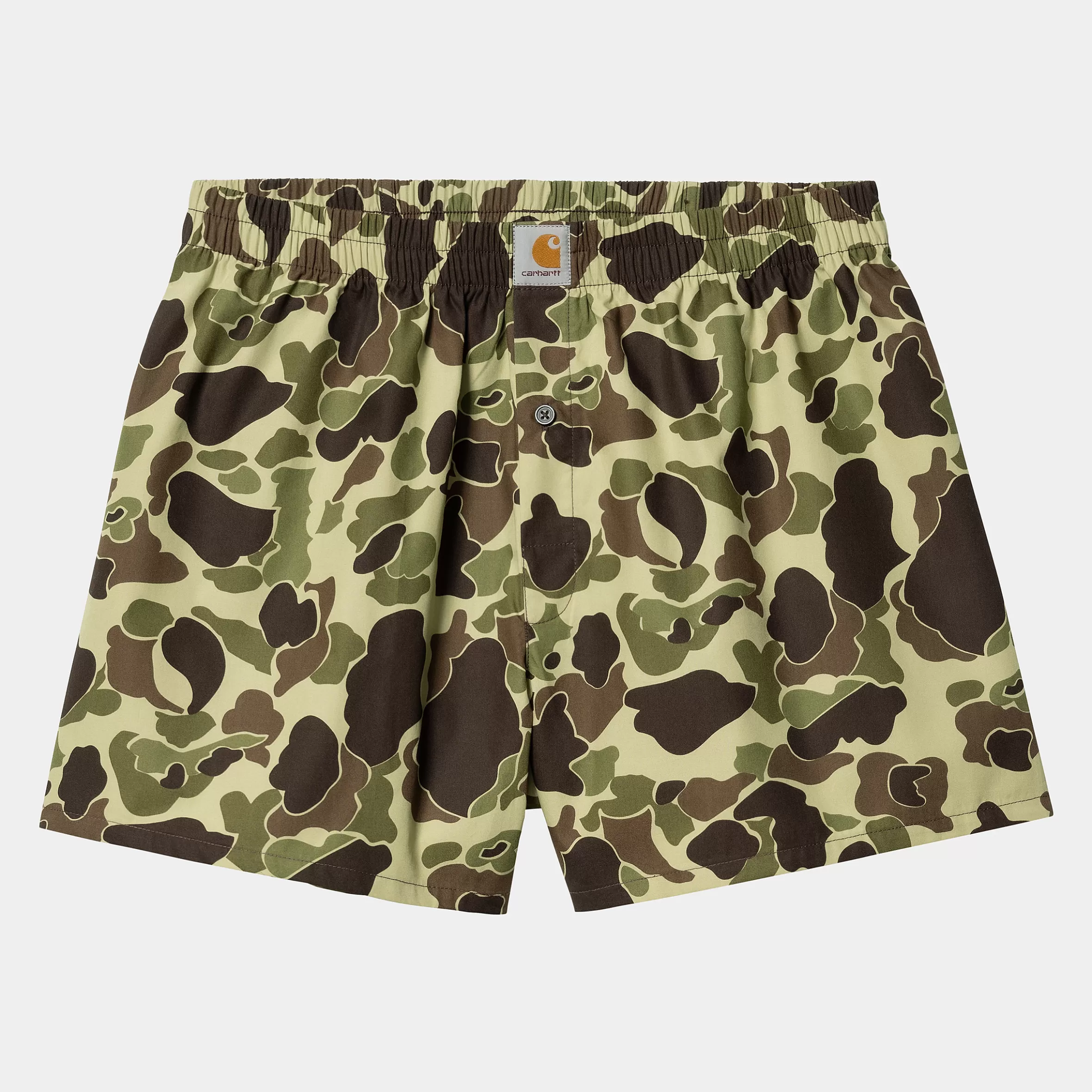 Roupa Interior | Carhartt WIP Cotton Boxer Camo Duck, Green