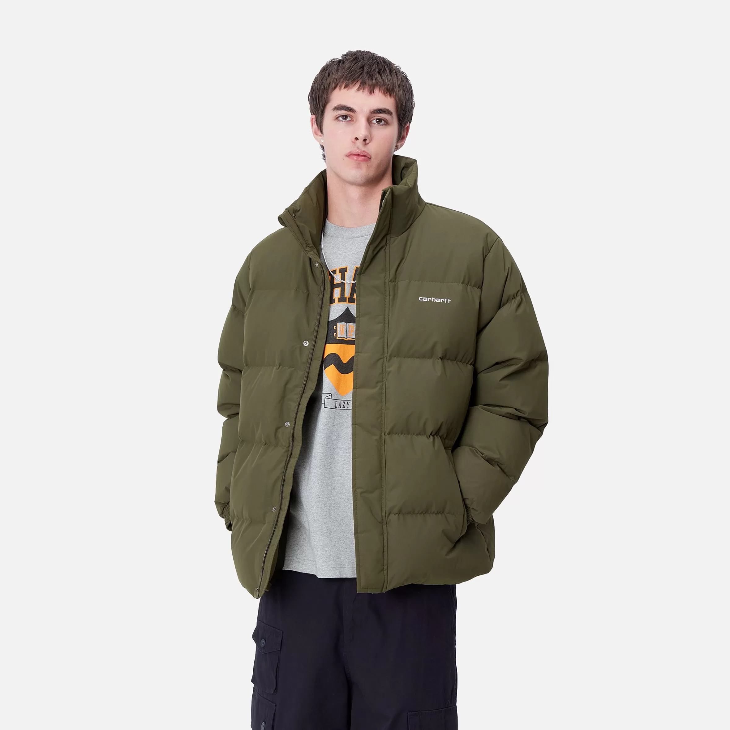 Blusões E Coletes | Carhartt WIP Danville Jacket Office Green / White