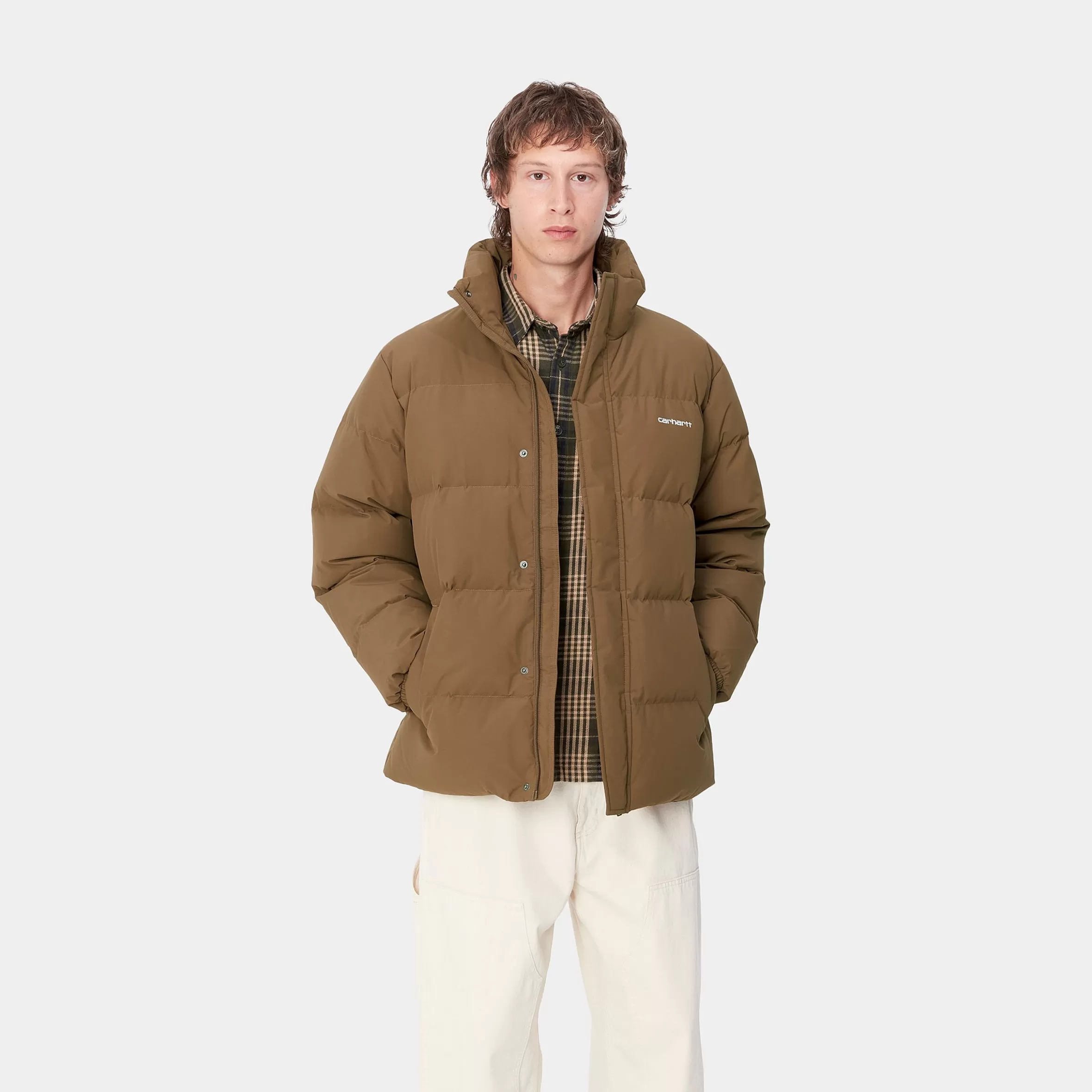 Blusões E Coletes | Carhartt WIP Danville Jacket Chocolate / White