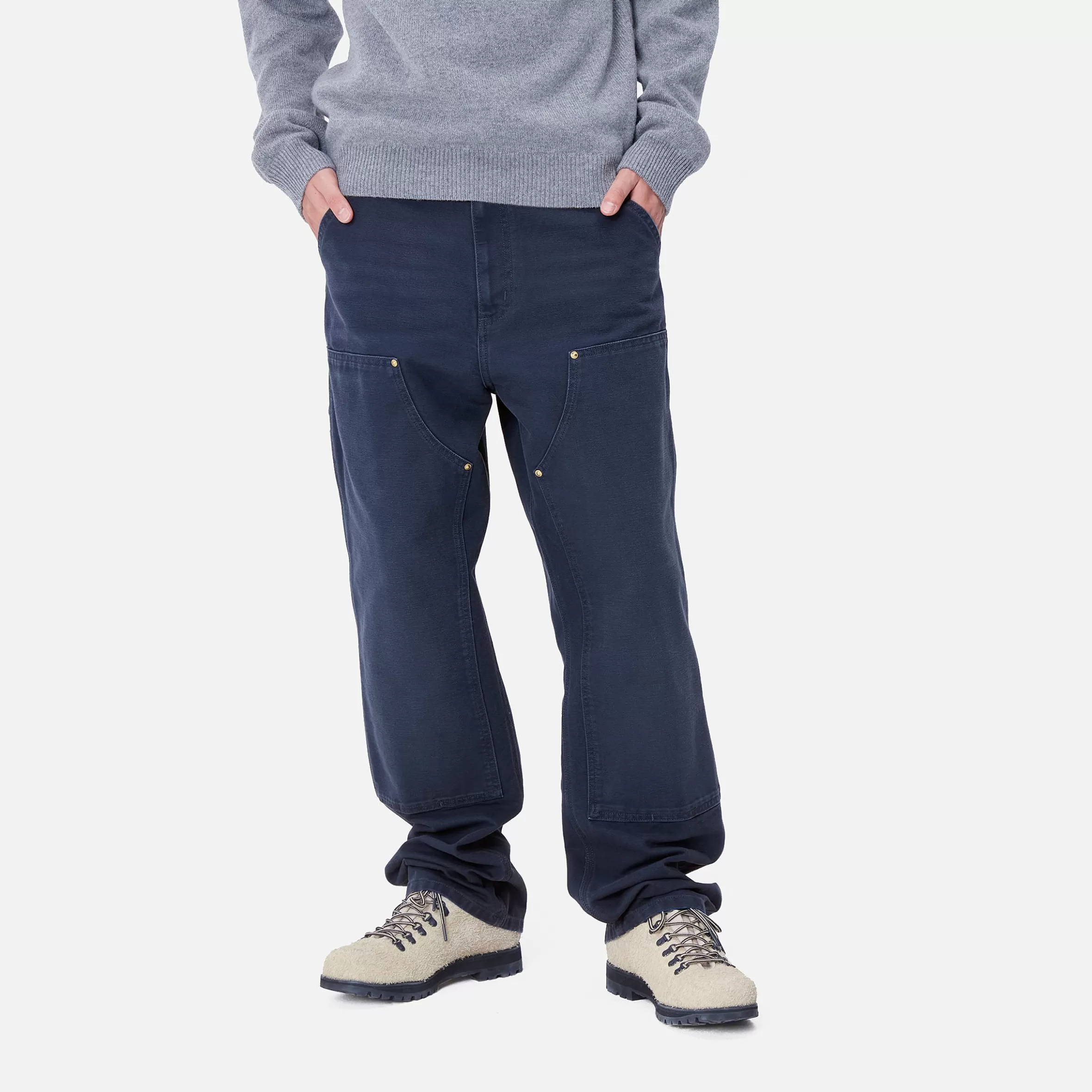 Calças | Carhartt WIP Double Knee Pant Air Force Blue