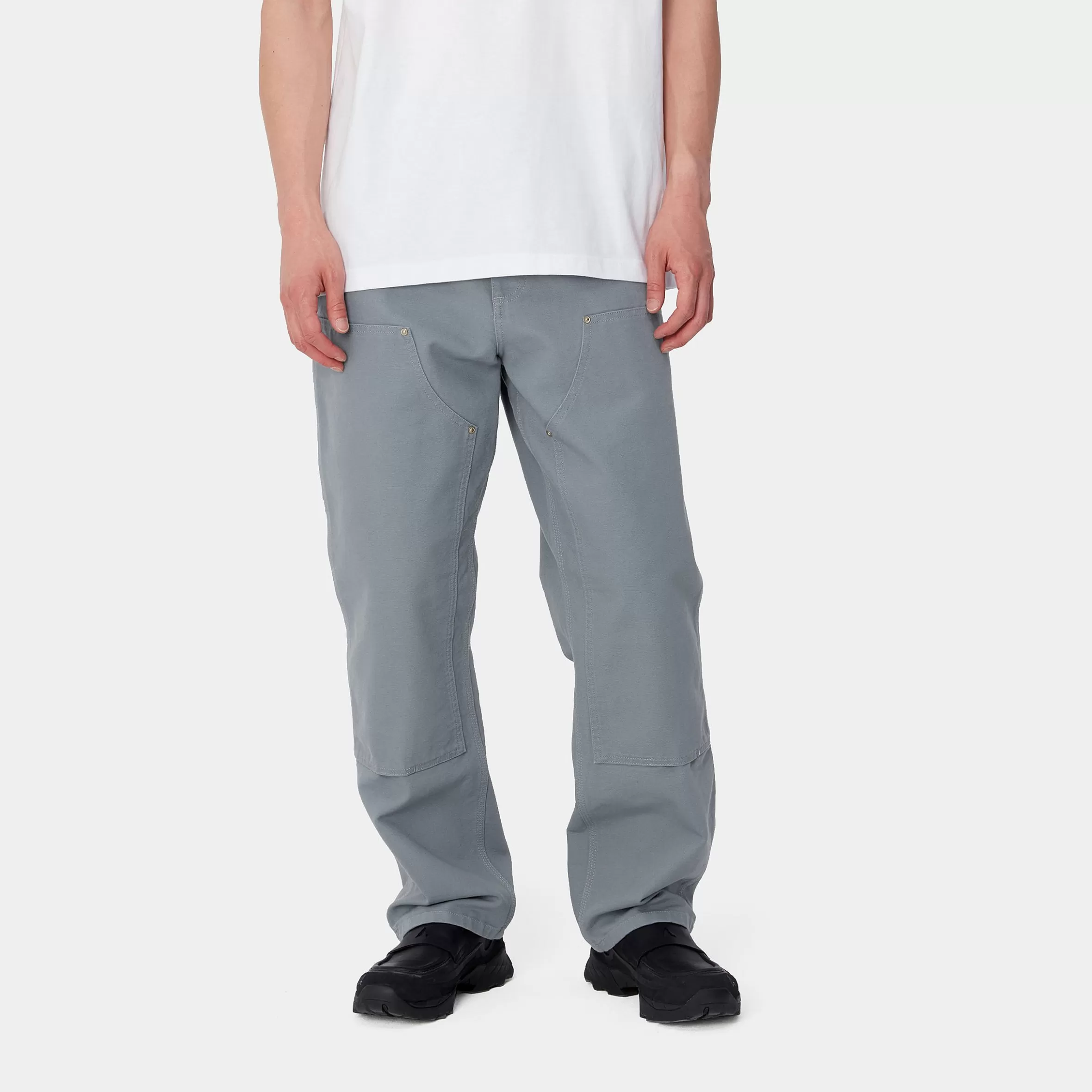 Calças | Carhartt WIP Double Knee Pant Dove Grey