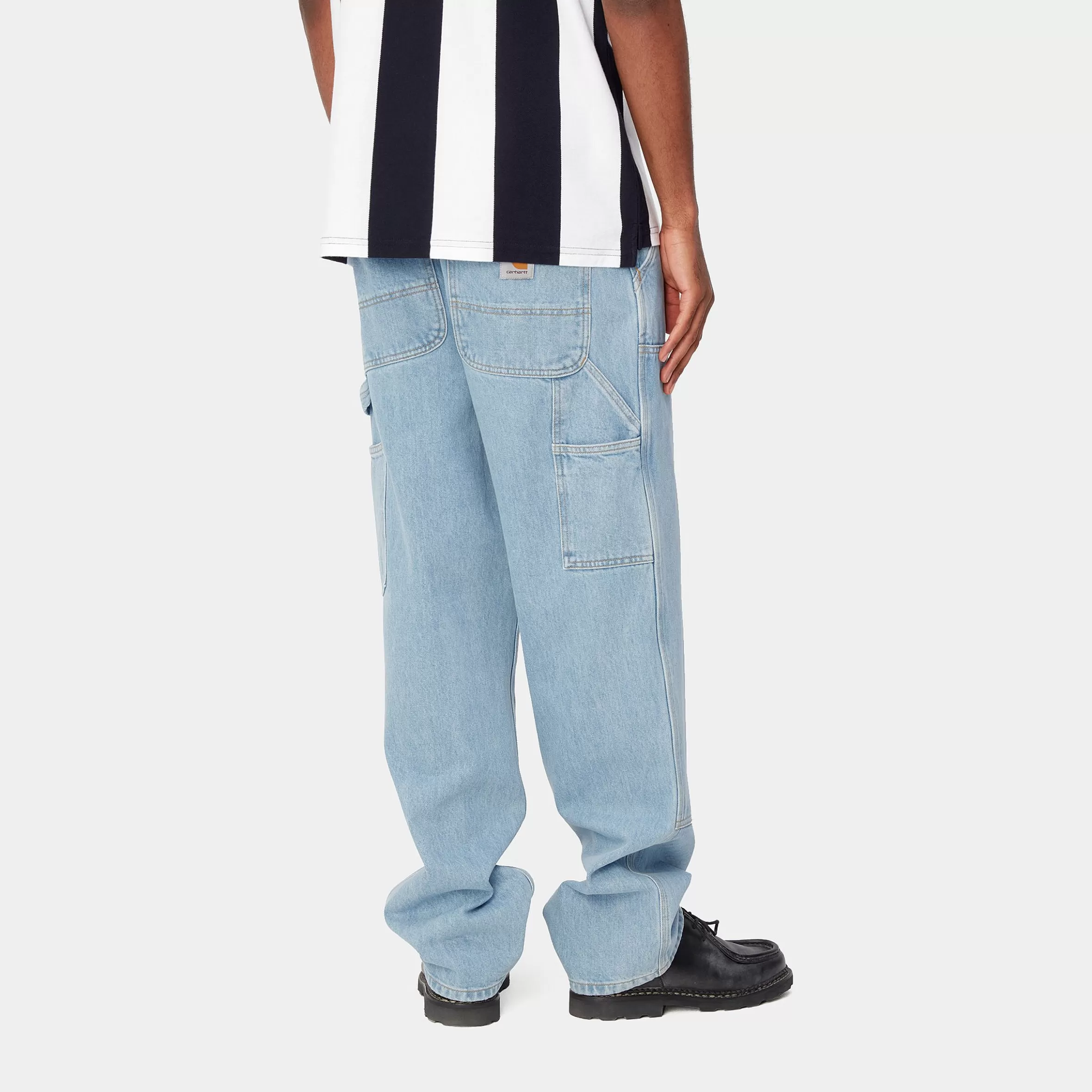 Ganga | Calças | Carhartt WIP Double Knee Pant Blue