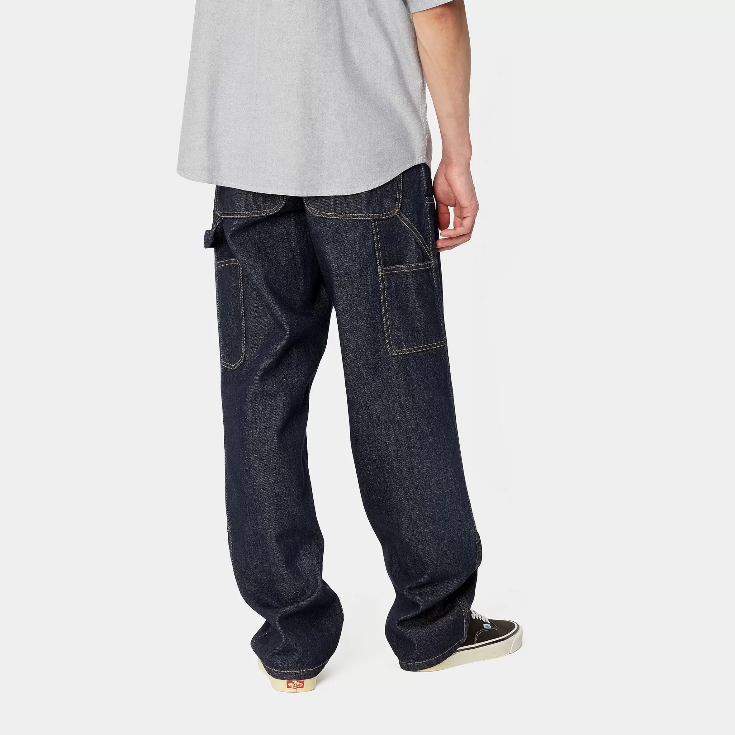 Ganga | Calças | Carhartt WIP Double Knee Pant Blue