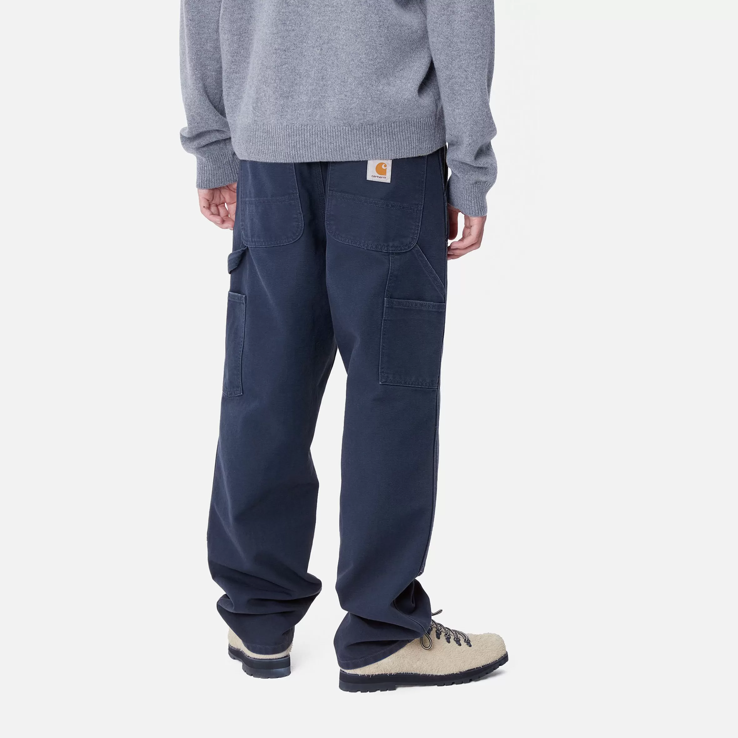 Calças | Carhartt WIP Double Knee Pant Air Force Blue