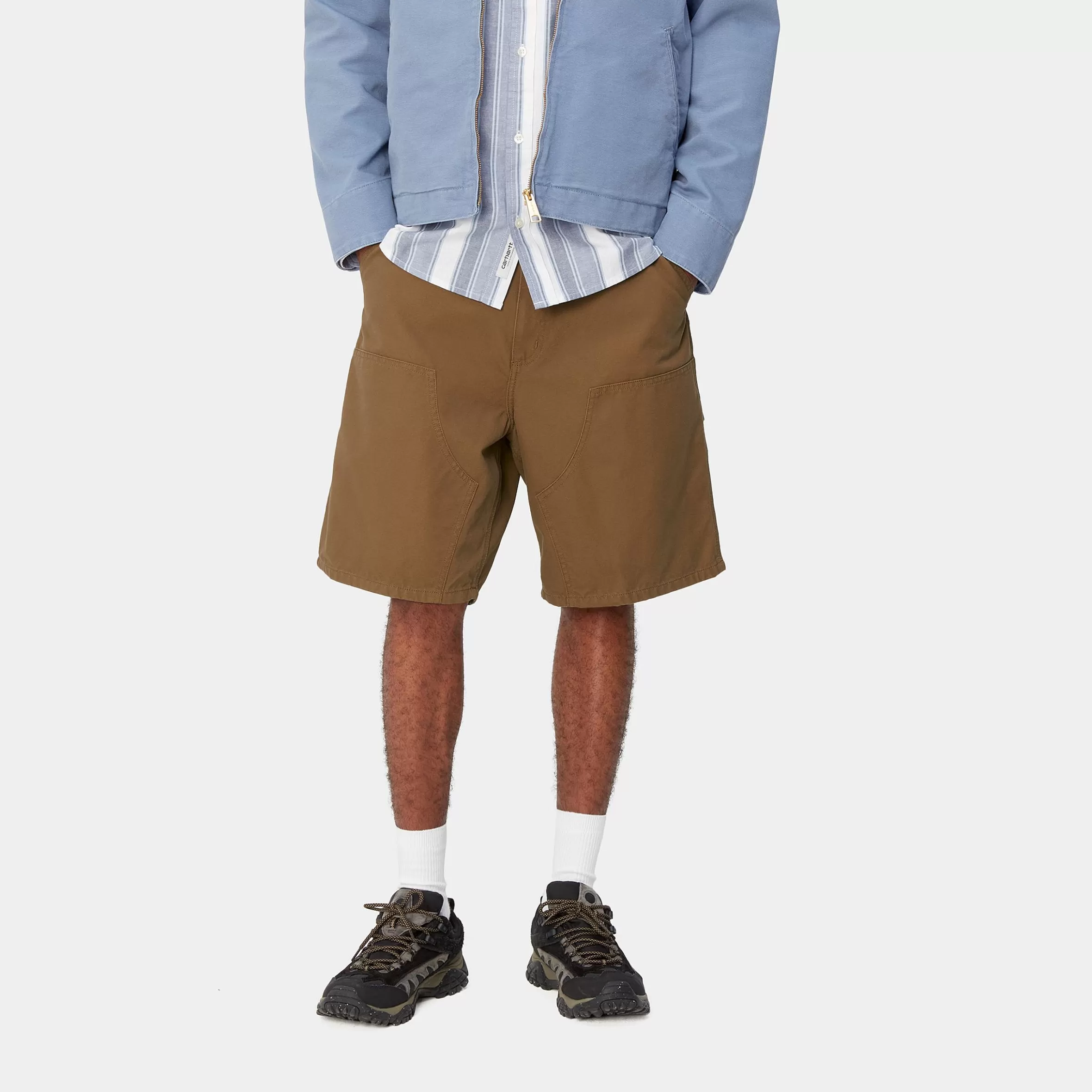 Calções E Banho | Carhartt WIP Double Knee Short Hamilton Brown