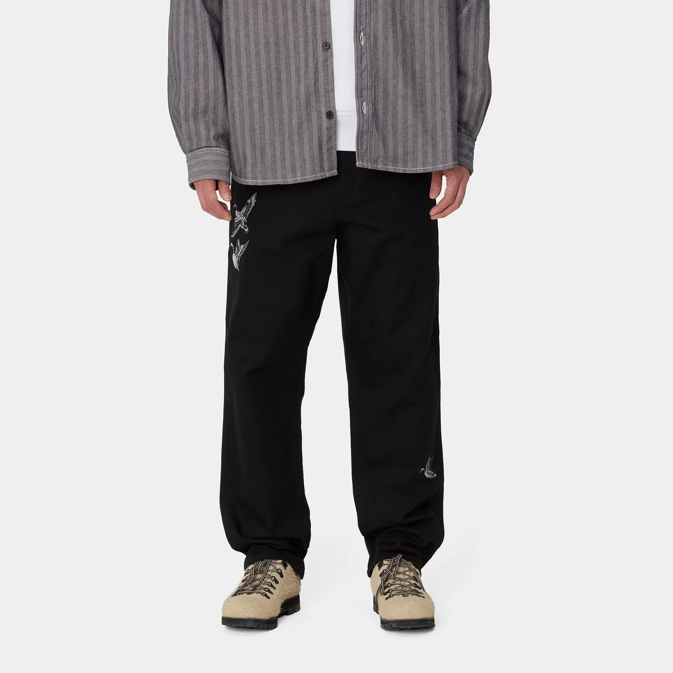 Calças | Carhartt WIP Ducks Single Knee Pant Black