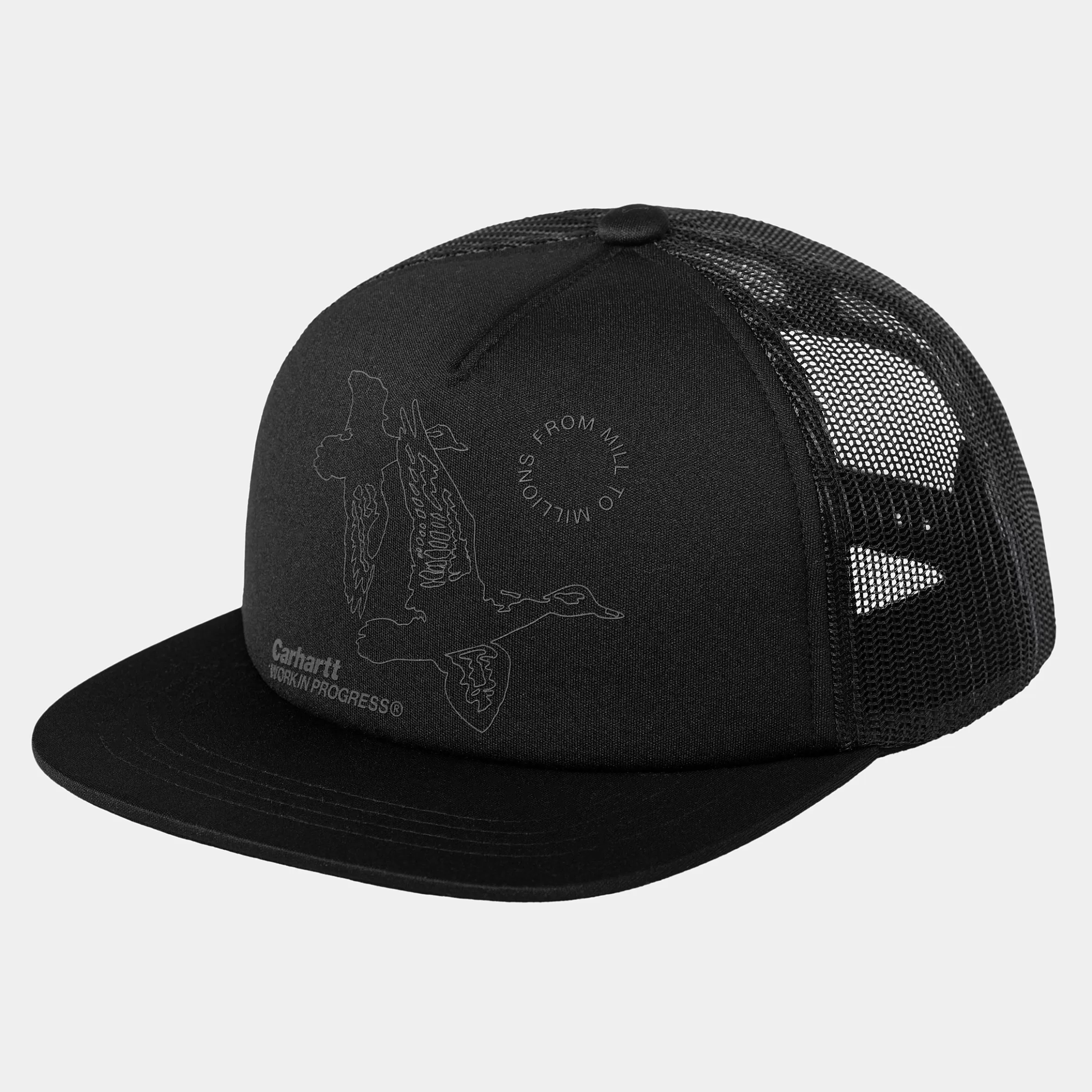 Acessórios | Bonés & Chapéus | Carhartt WIP Flying Ducks Trucker Cap Black