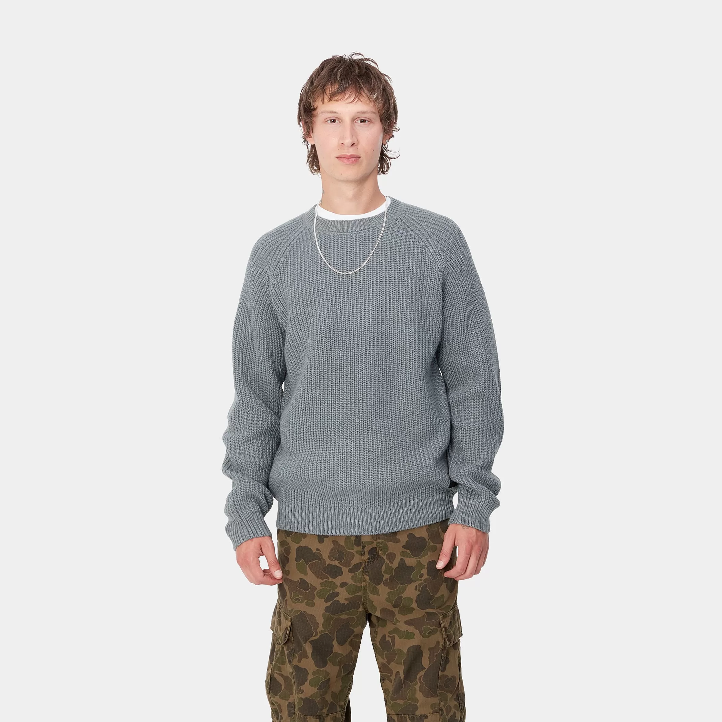 Malhas | Carhartt WIP Forth Sweater Dove Grey