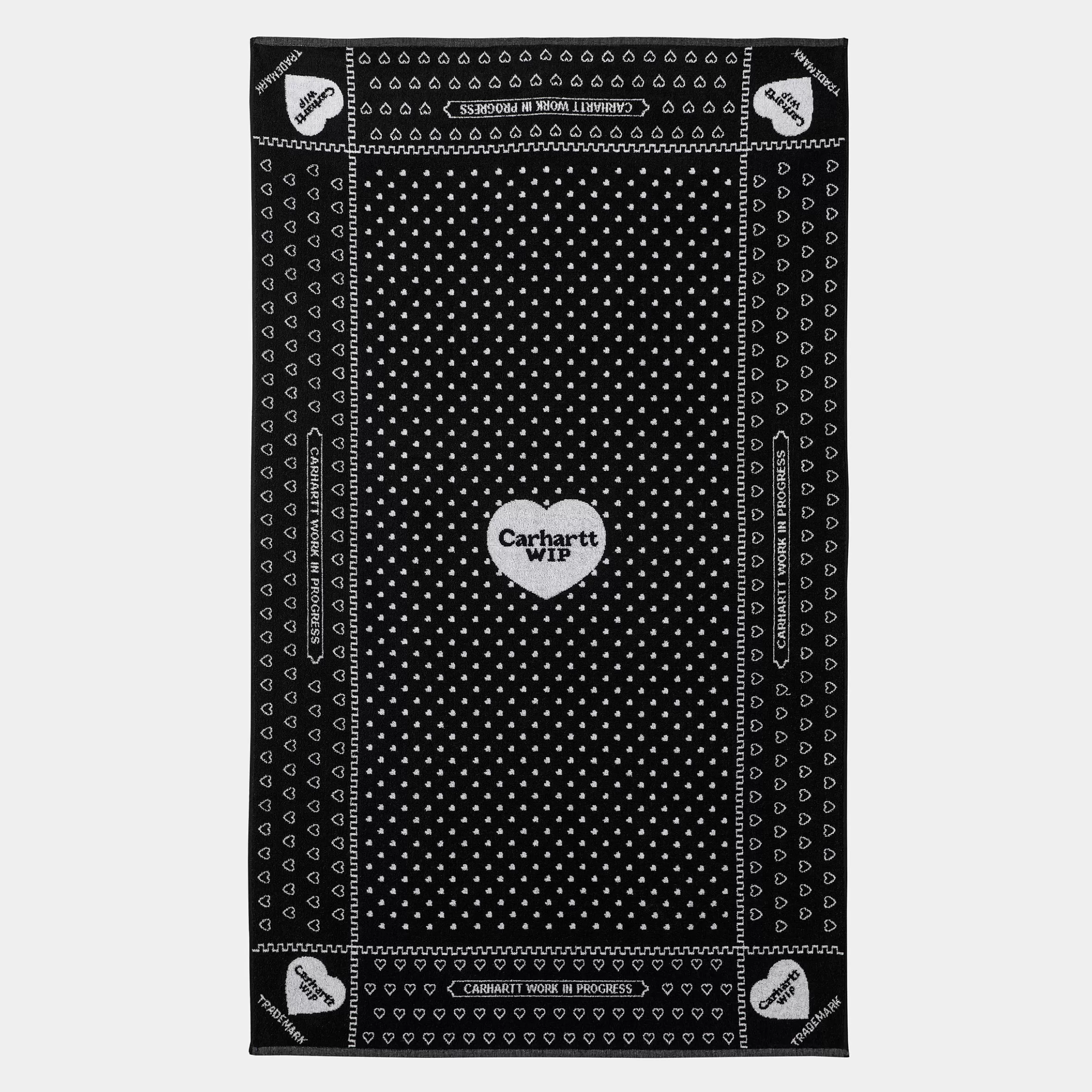 Gadgets | Gadgets | Carhartt WIP Heart Bandana Towel Heart Bandana Jacquard, Black