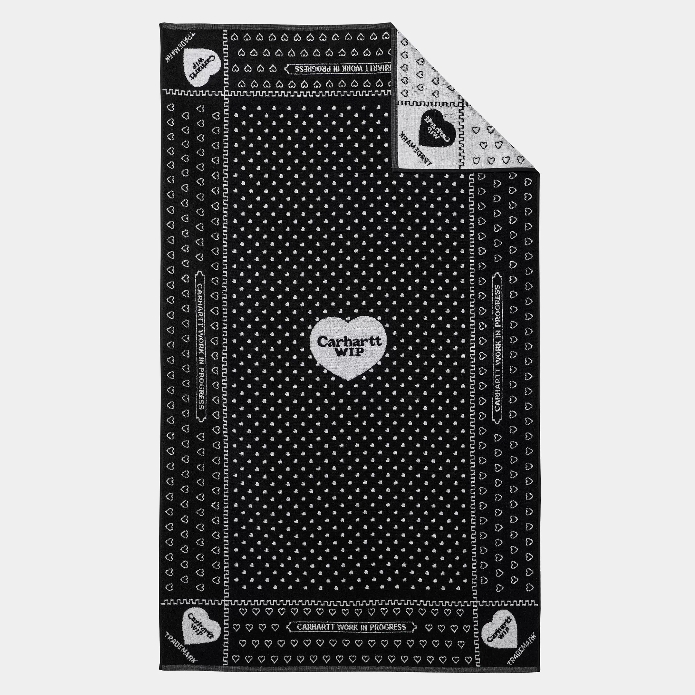 Gadgets | Gadgets | Carhartt WIP Heart Bandana Towel Heart Bandana Jacquard, Black