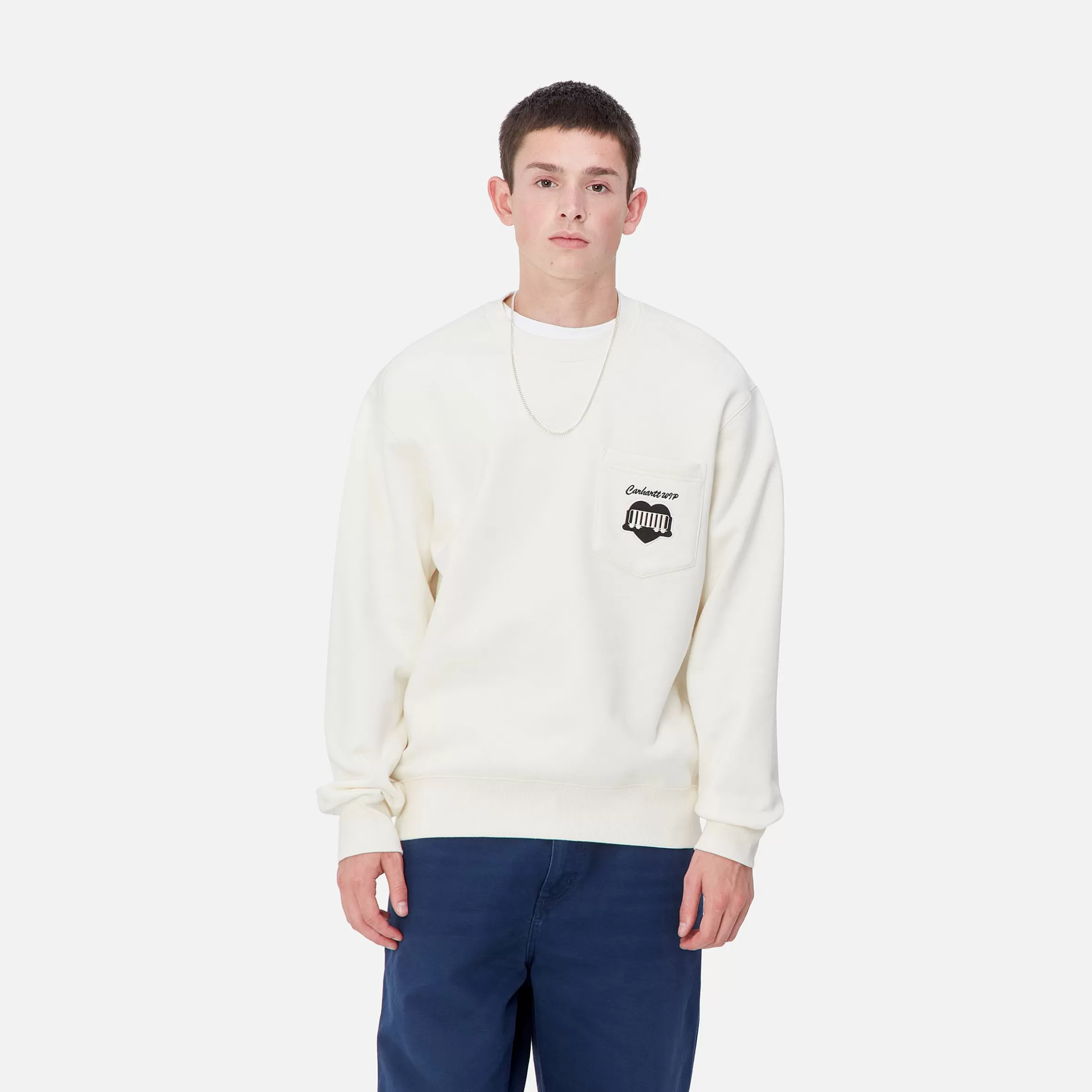 Sweats | Carhartt WIP Heart Train Pocket Sweat Wax